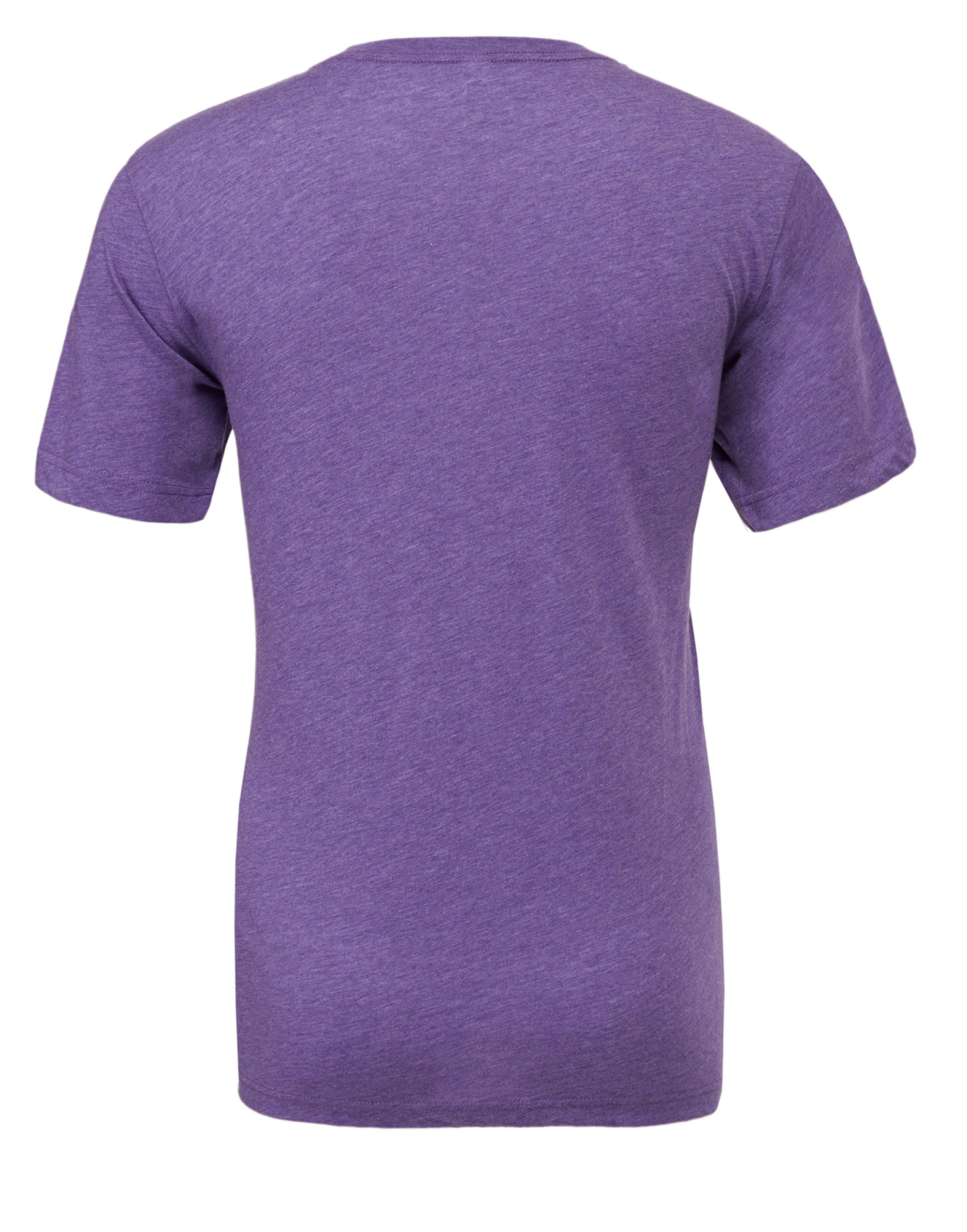 CA3413 Canvas Unisex Triblend Short Sleeve Tee Purple Triblend