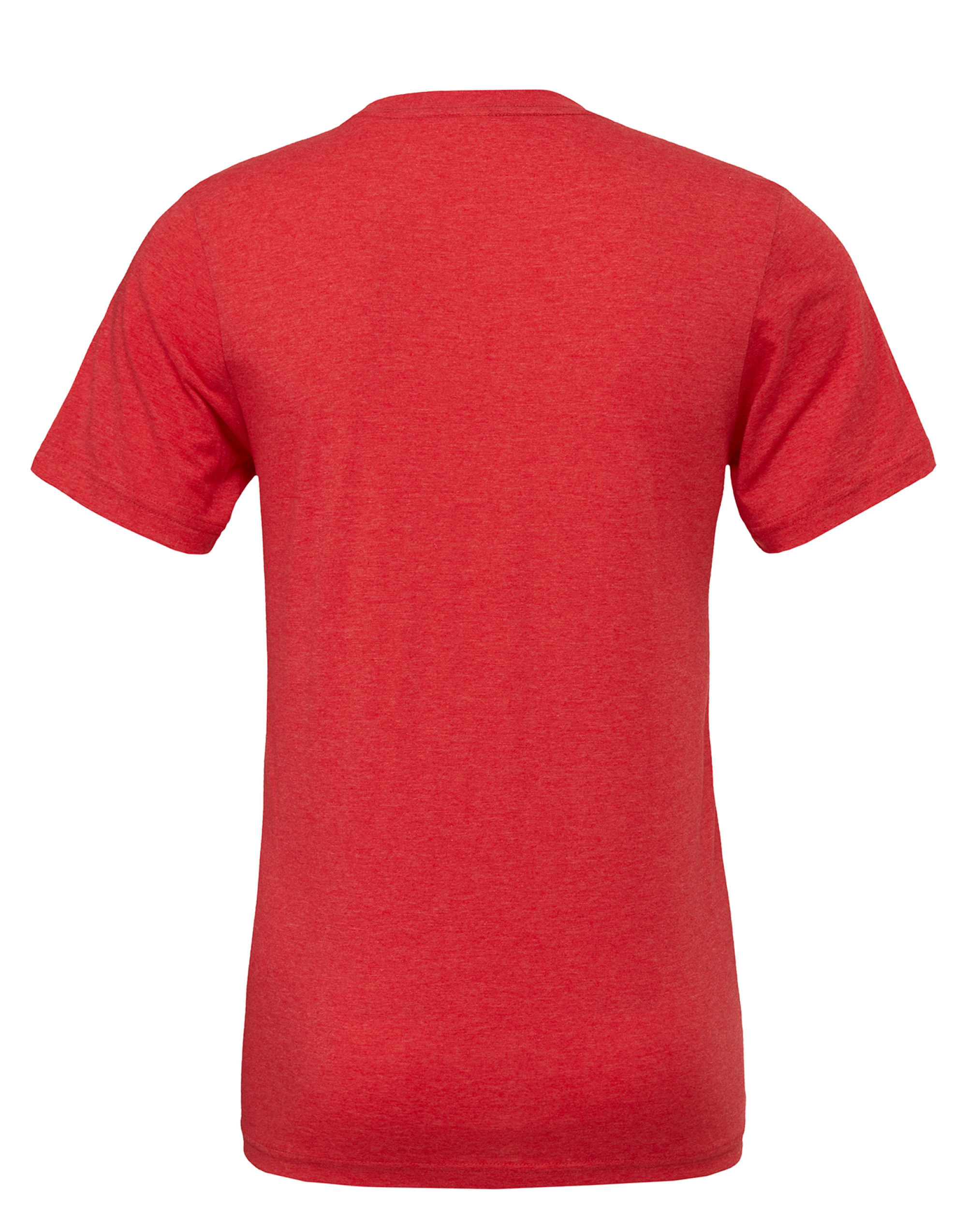 CA3413 Canvas Unisex Triblend Short Sleeve Tee Red Triblend