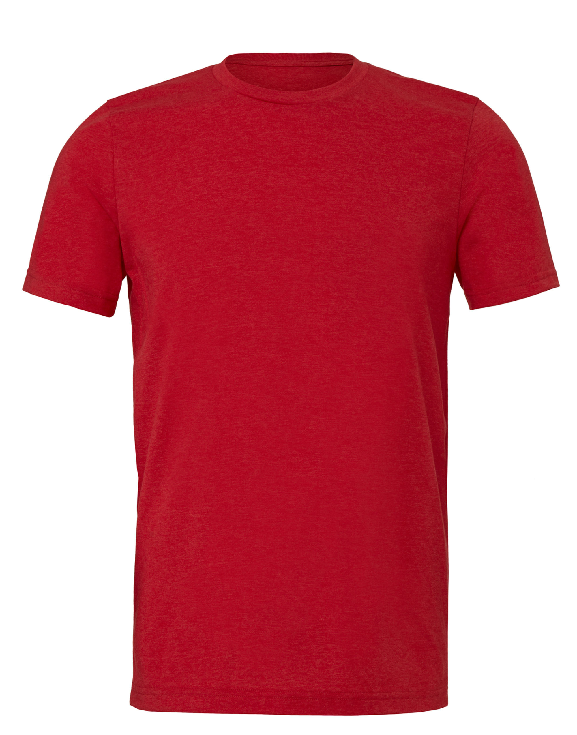 CA3413 Canvas Unisex Triblend Short Sleeve Tee Solid Red Triblend