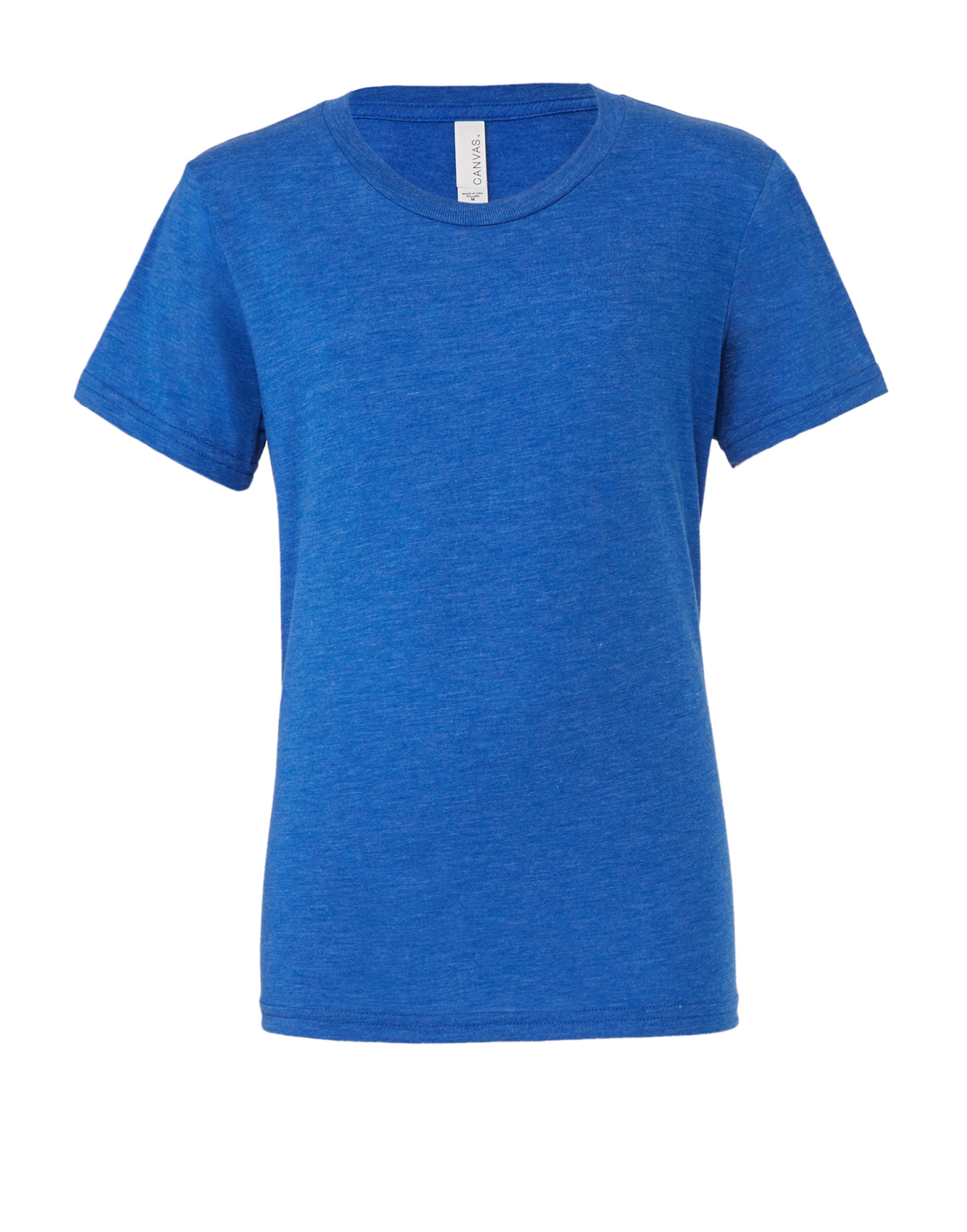 CA3413 Canvas Unisex Triblend Short Sleeve Tee True Royal Triblend