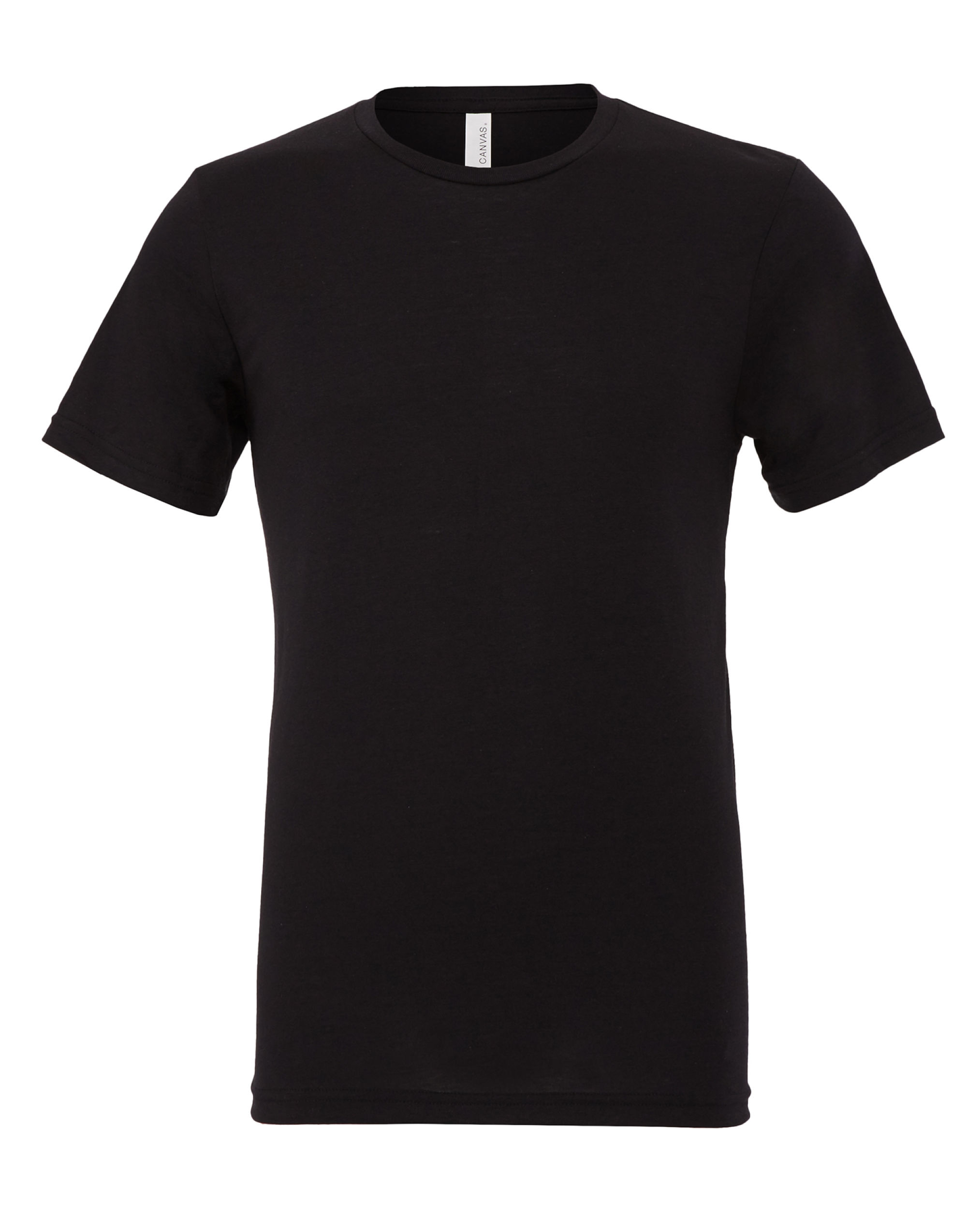CA3413 Canvas Unisex Triblend Short Sleeve Tee Solid Black Triblend