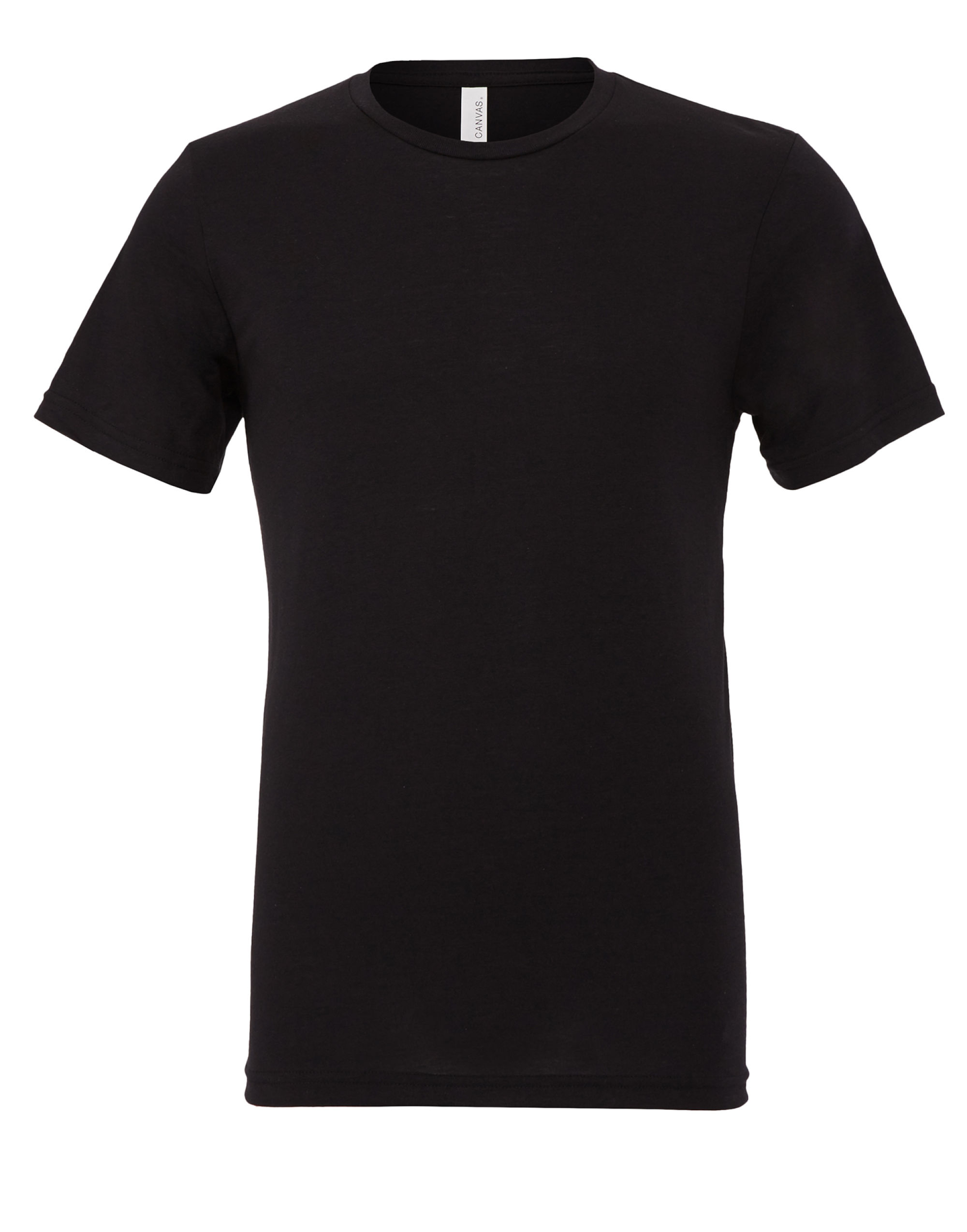 CA3413 Canvas Unisex Triblend Short Sleeve Tee Solid Black Triblend