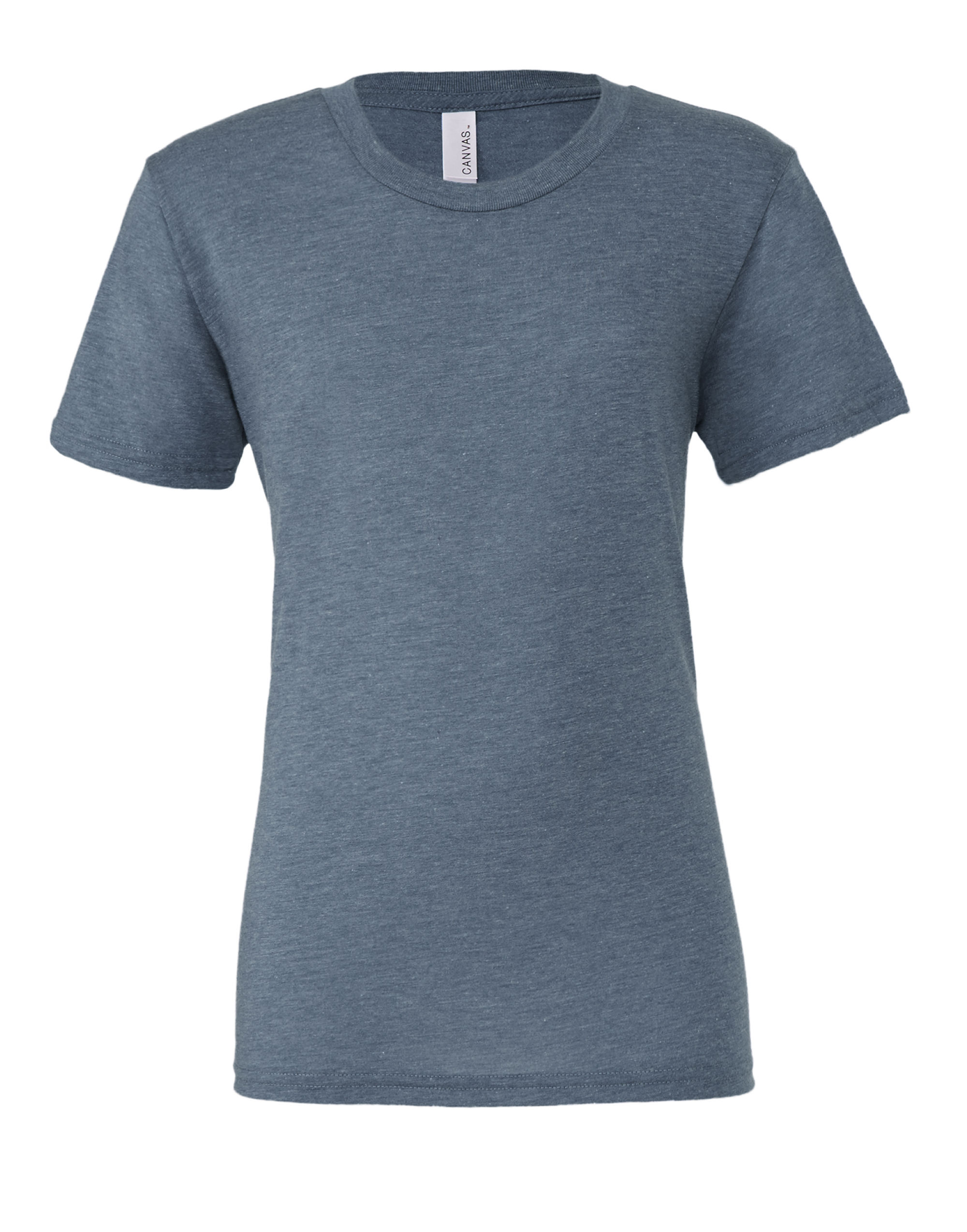 CA3413 Canvas Unisex Triblend Short Sleeve Tee Denim Triblend