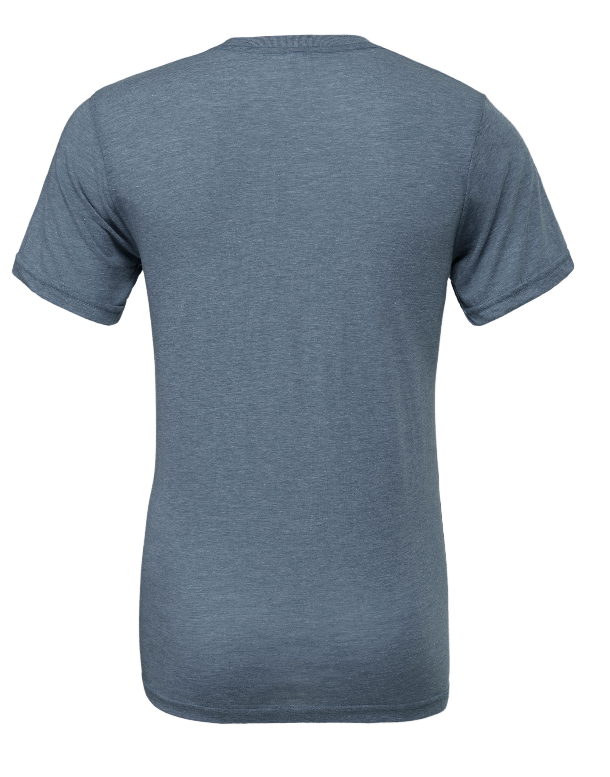 CA3413 Canvas Unisex Triblend Short Sleeve Tee Denim Triblend