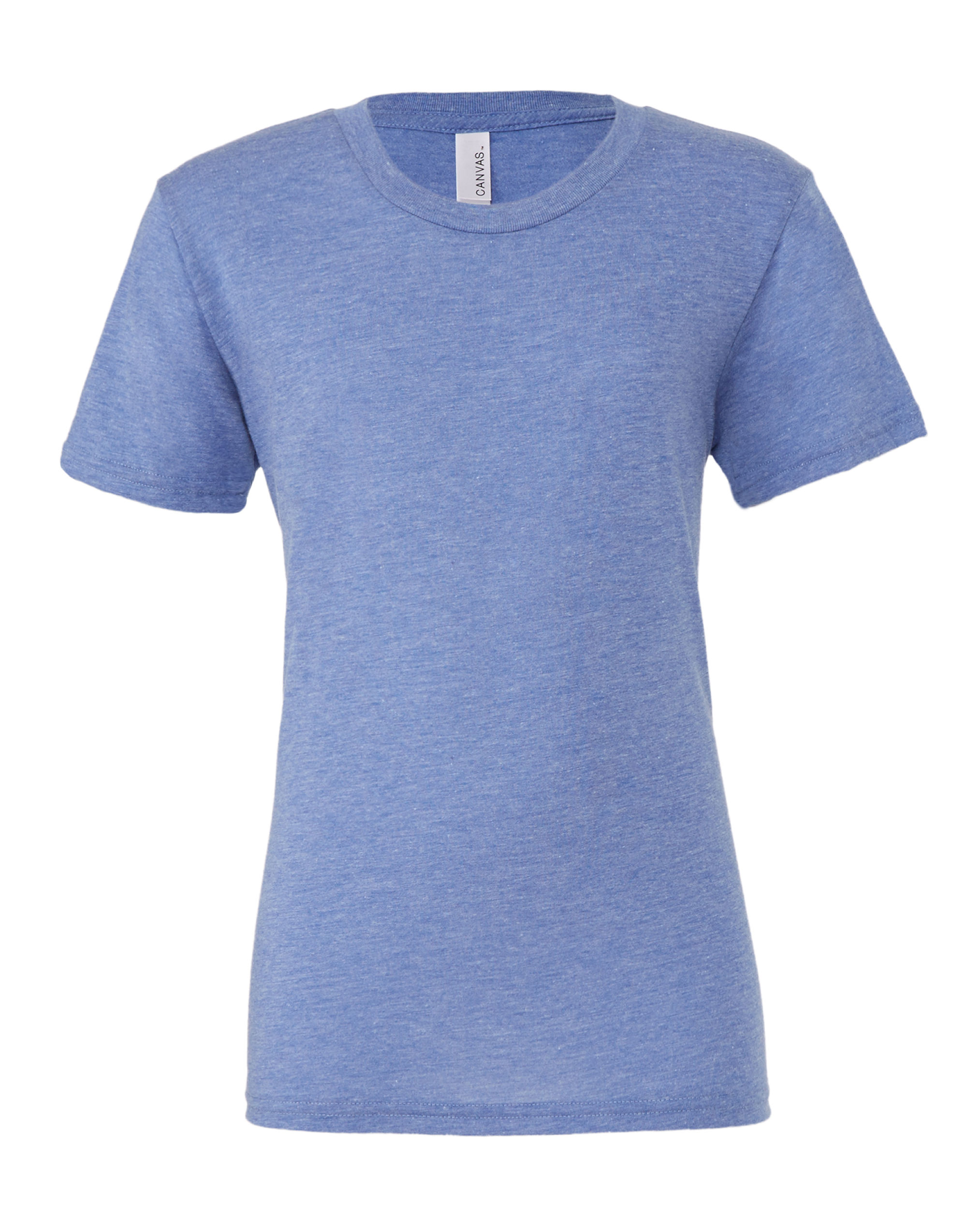 CA3413 Canvas Unisex Triblend Short Sleeve Tee Blue Triblend
