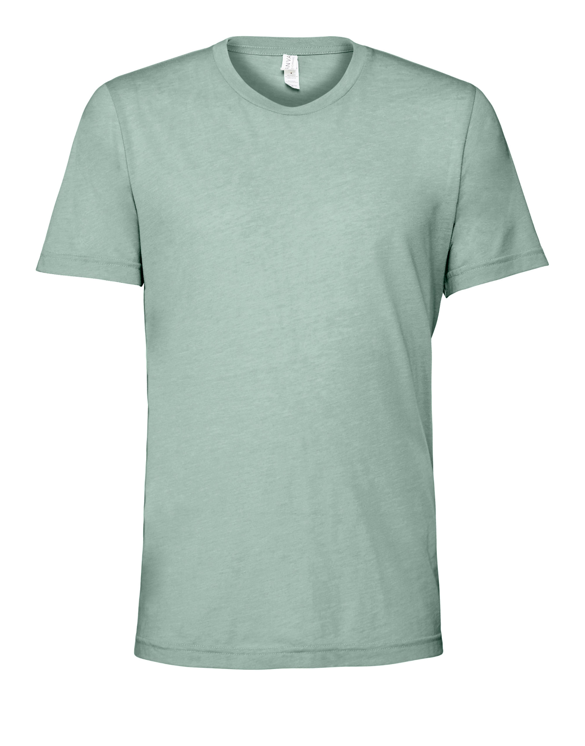 CA3413 Canvas Unisex Triblend Short Sleeve Tee Dusty Blue Triblend