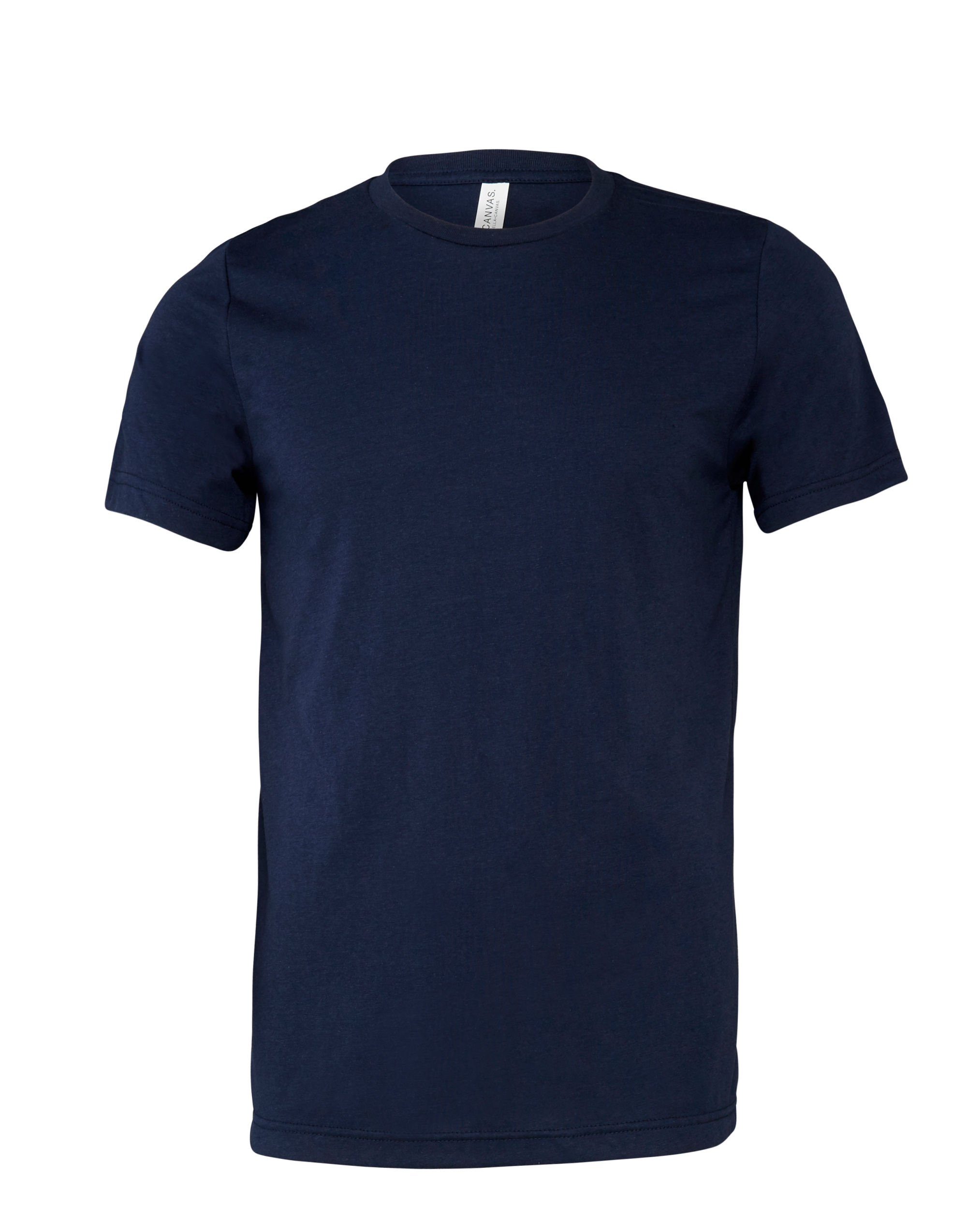 CA3413 Canvas Unisex Triblend Short Sleeve Tee Solid Navy Tri Blend