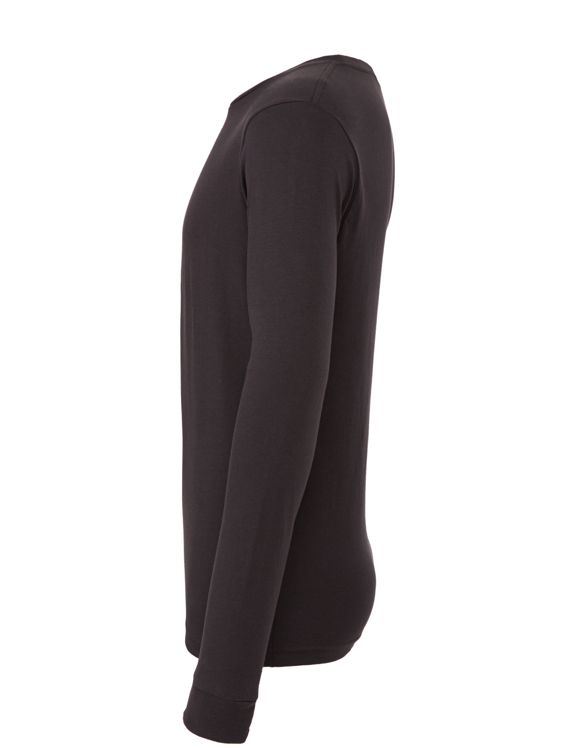 CA3501 Unisex Jersey Long Sleeve Tee Dark Grey