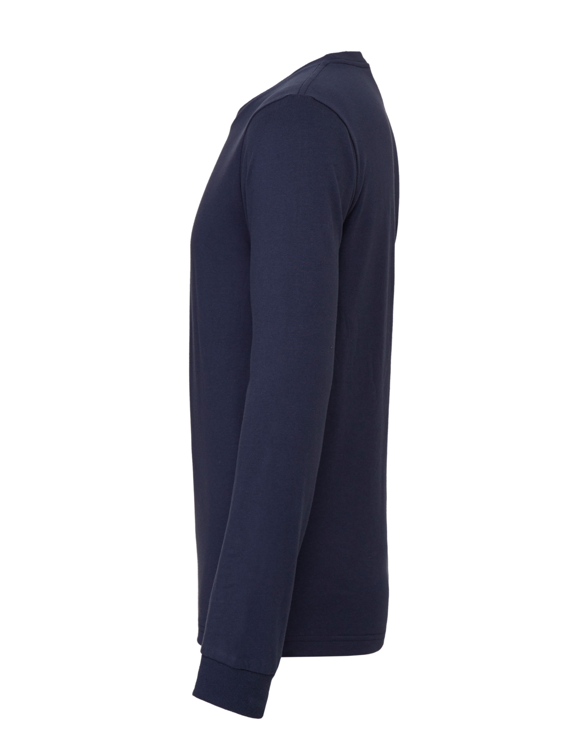 CA3501 Unisex Jersey Long Sleeve Tee Navy
