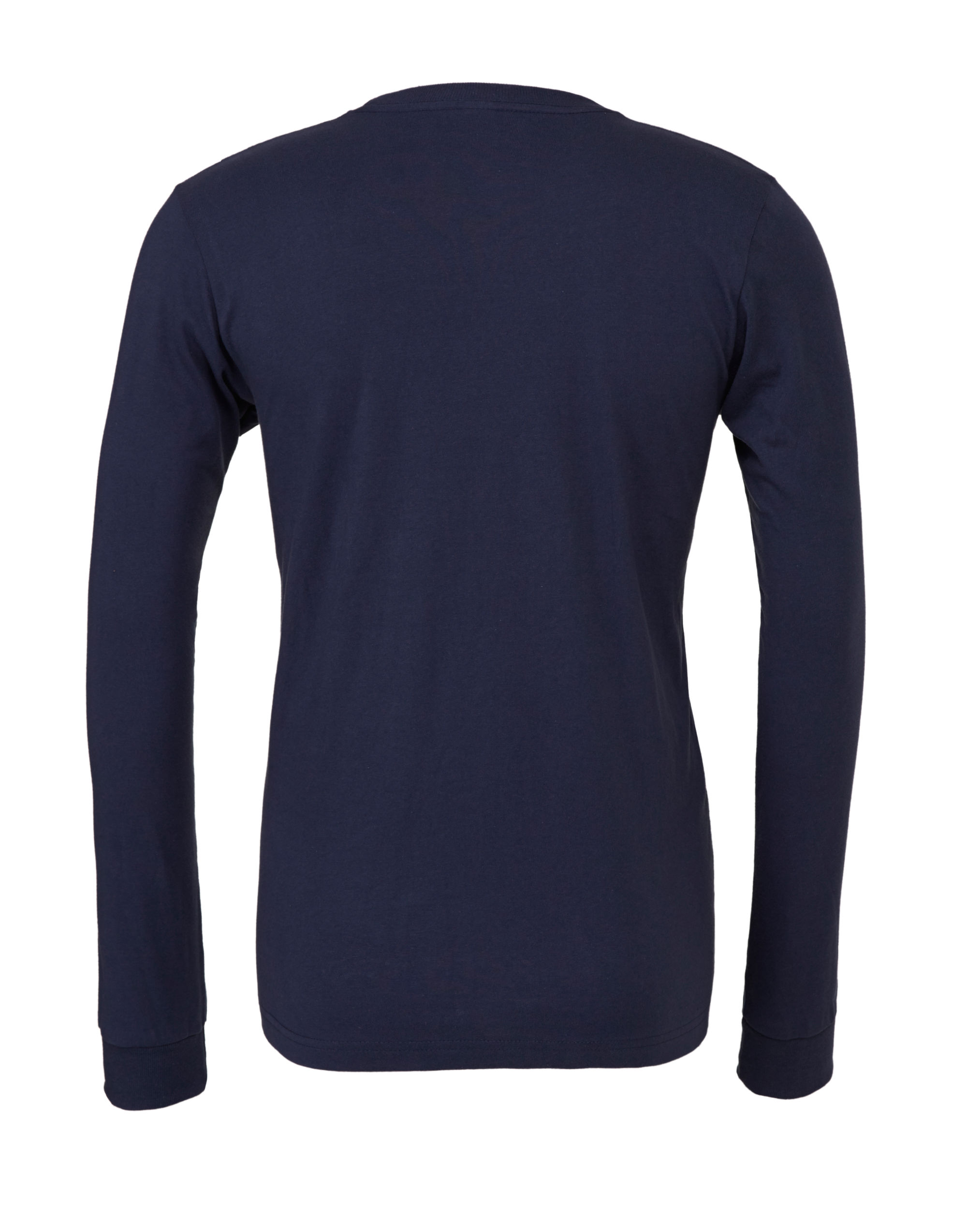 CA3501 Unisex Jersey Long Sleeve Tee Navy