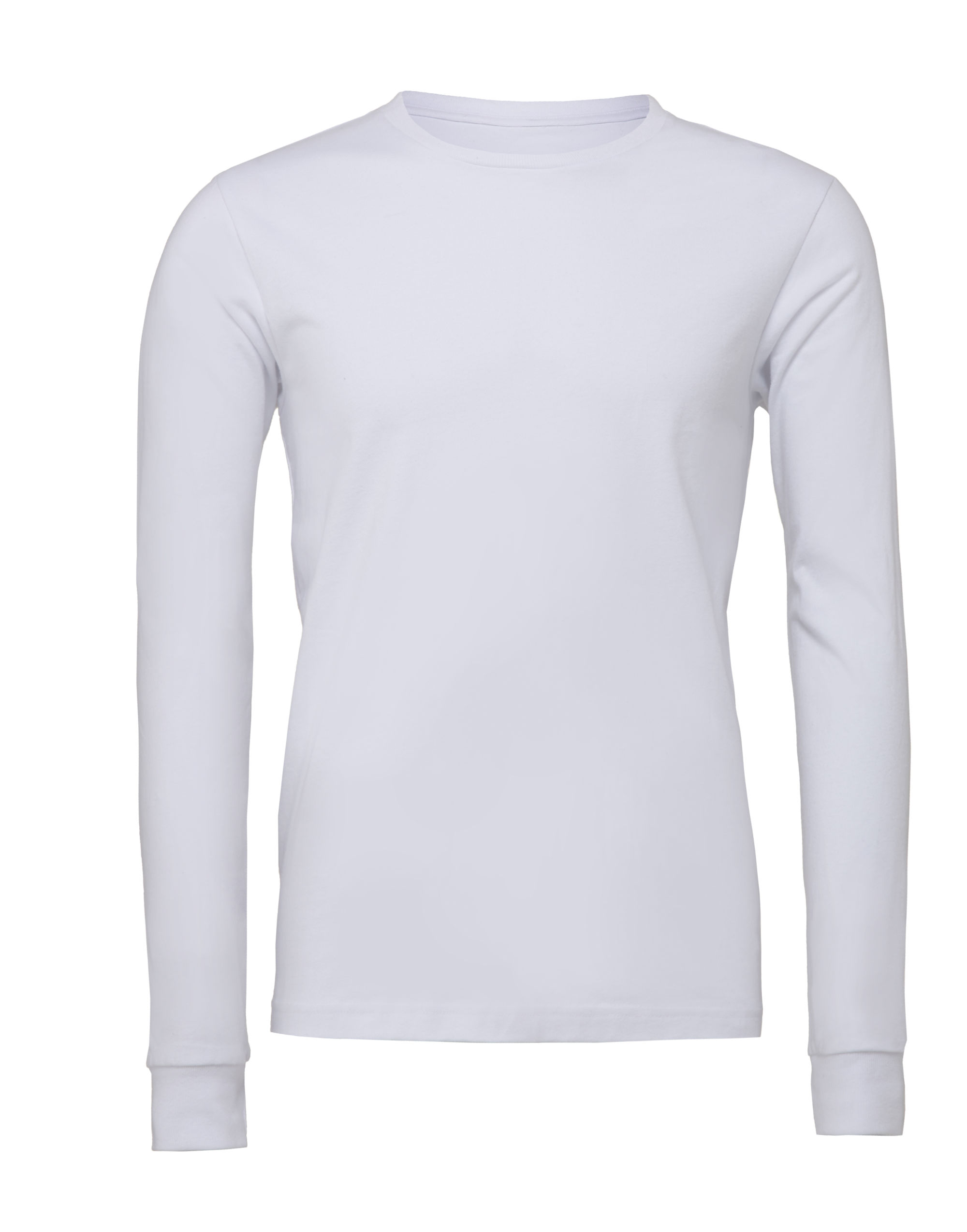 CA3501 Unisex Jersey Long Sleeve Tee White