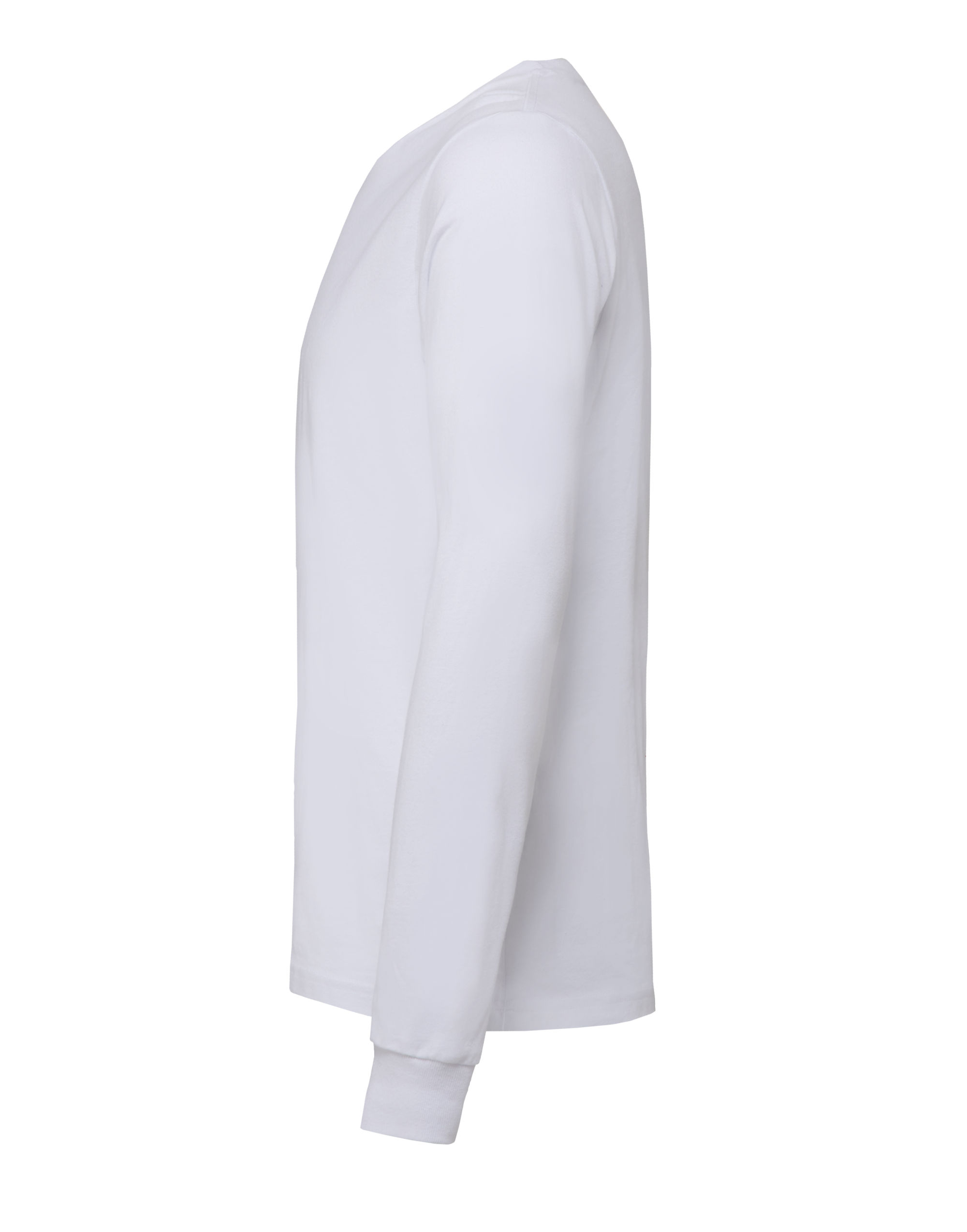 CA3501 Unisex Jersey Long Sleeve Tee White