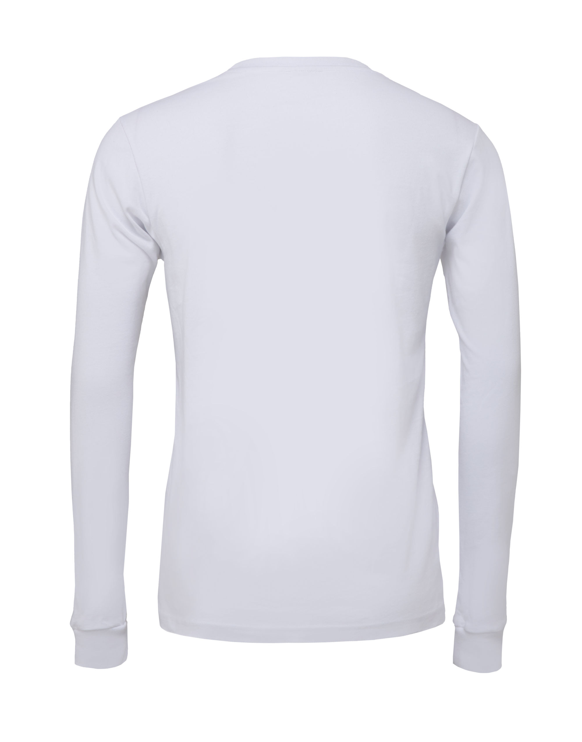CA3501 Unisex Jersey Long Sleeve Tee White