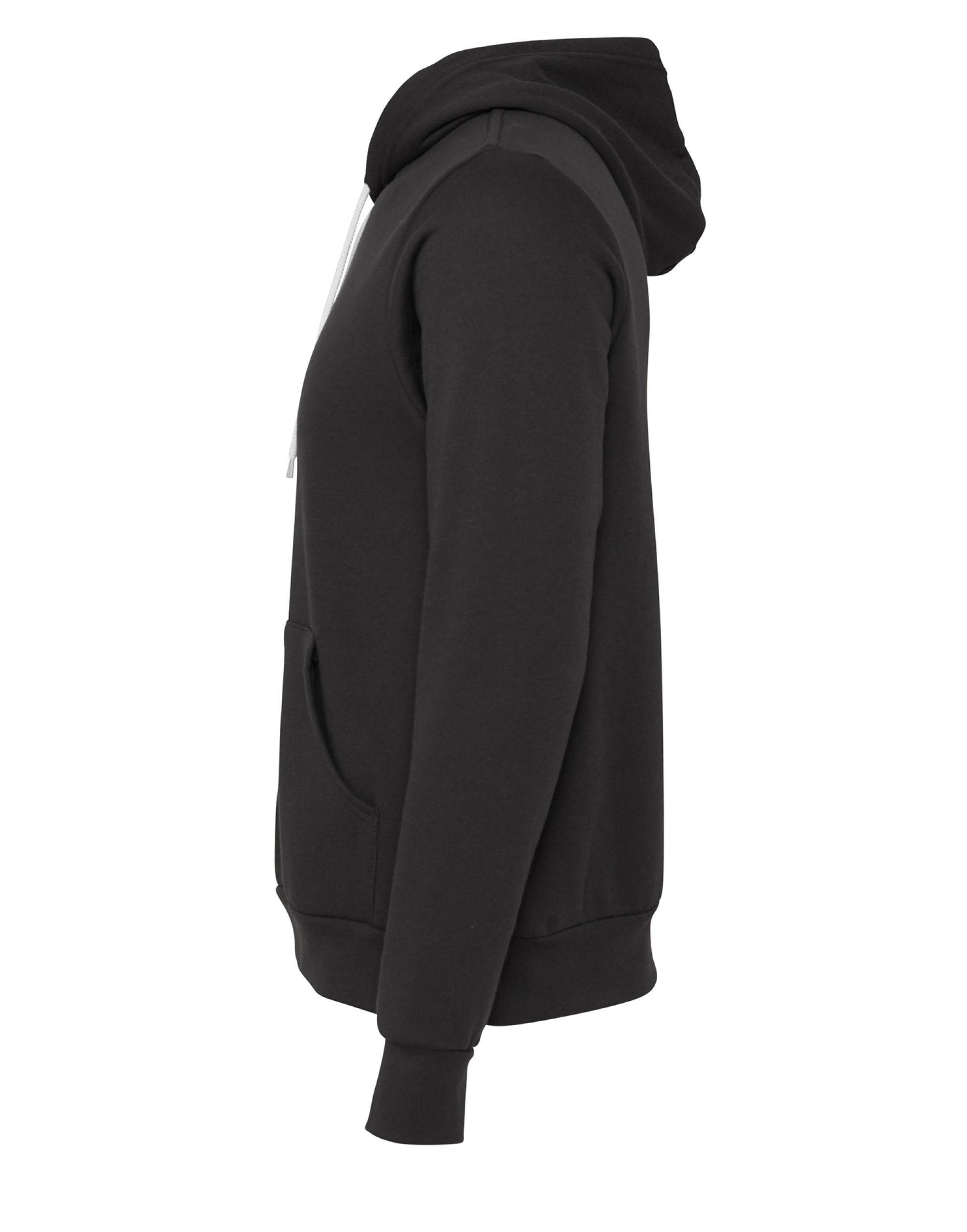 CA3719 Canvas Unisex Poly-Cotton Fleece Pullover Hoodie DTG Dark Grey