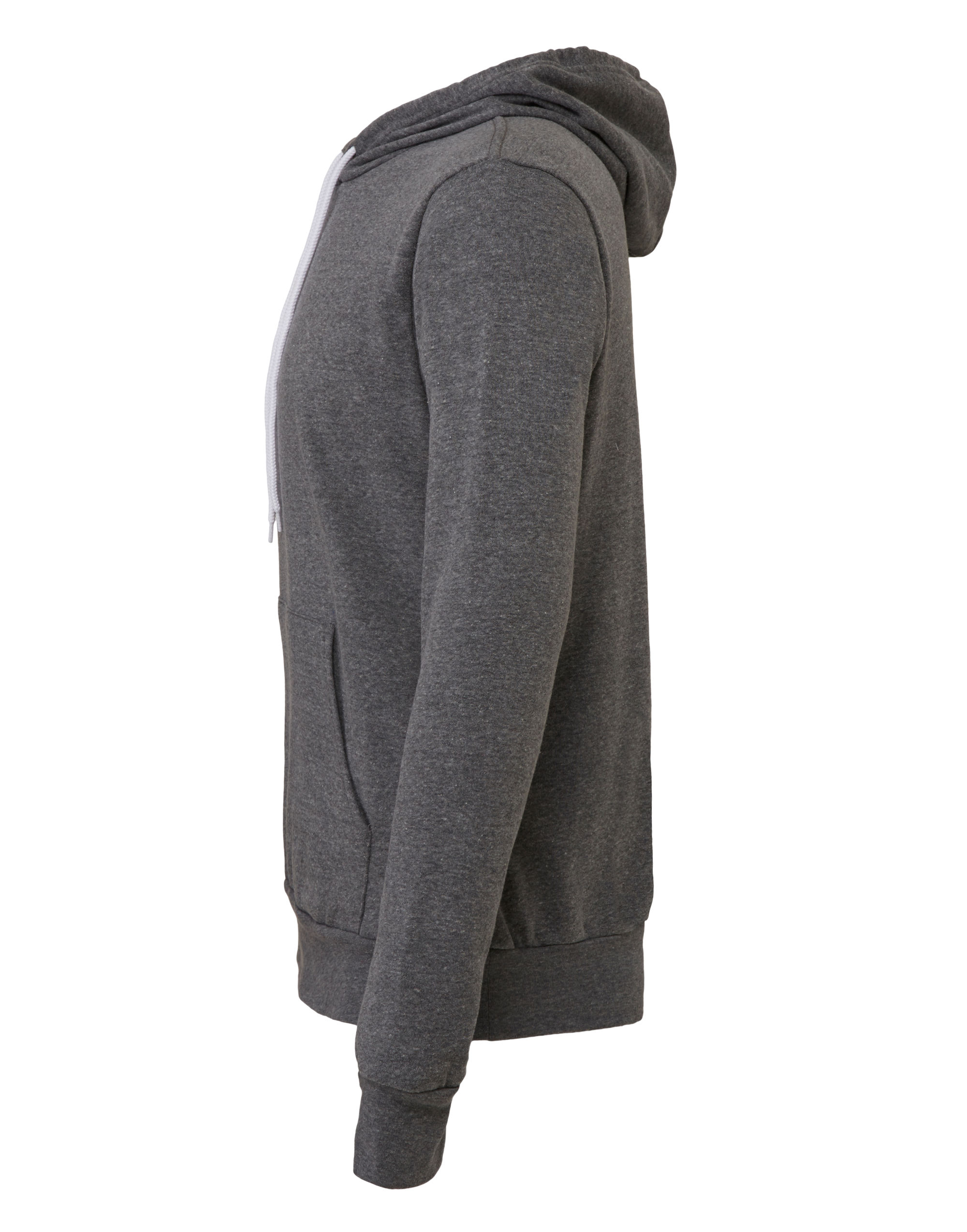 CA3719 Canvas Unisex Poly-Cotton Fleece Pullover Hoodie Deep Heather