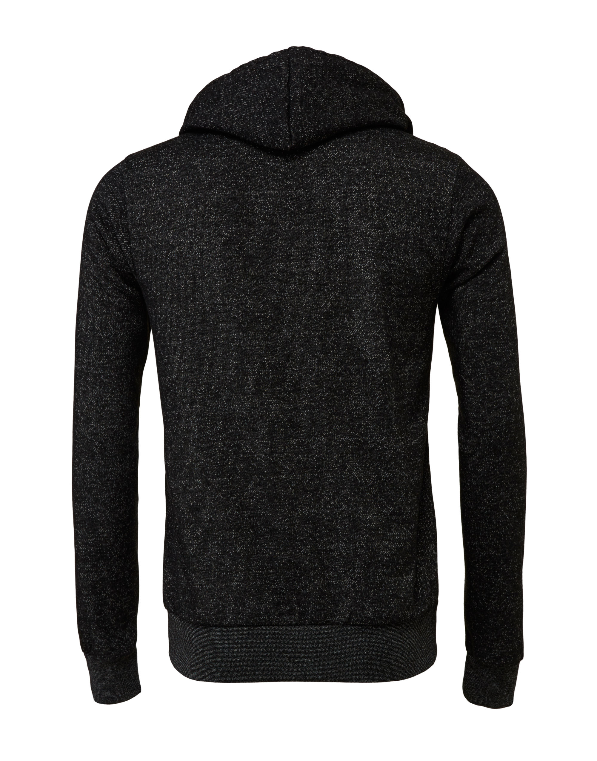 CA3719 Canvas Unisex Poly-Cotton Fleece Pullover Hoodie DTG Black