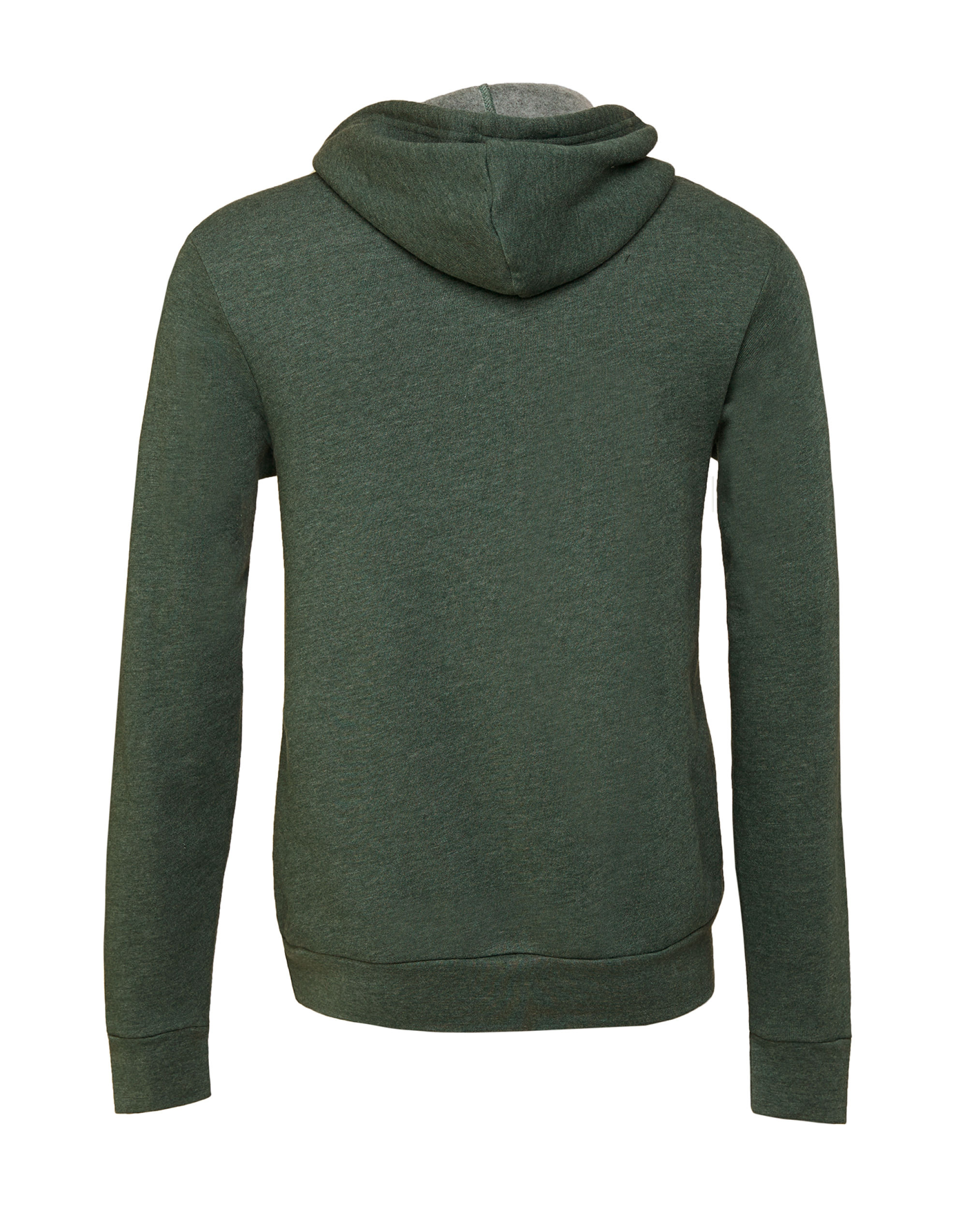 CA3719 Canvas Unisex Poly-Cotton Fleece Pullover Hoodie Heather Forest