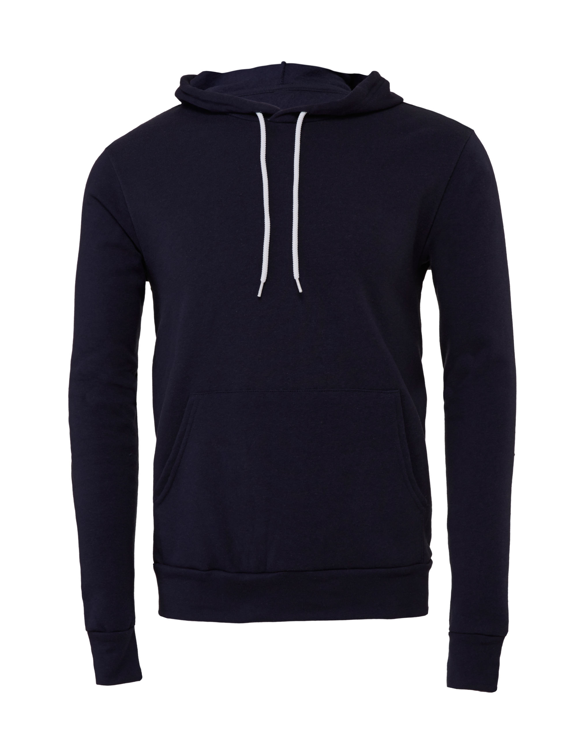 CA3719 Canvas Unisex Poly-Cotton Fleece Pullover Hoodie Navy