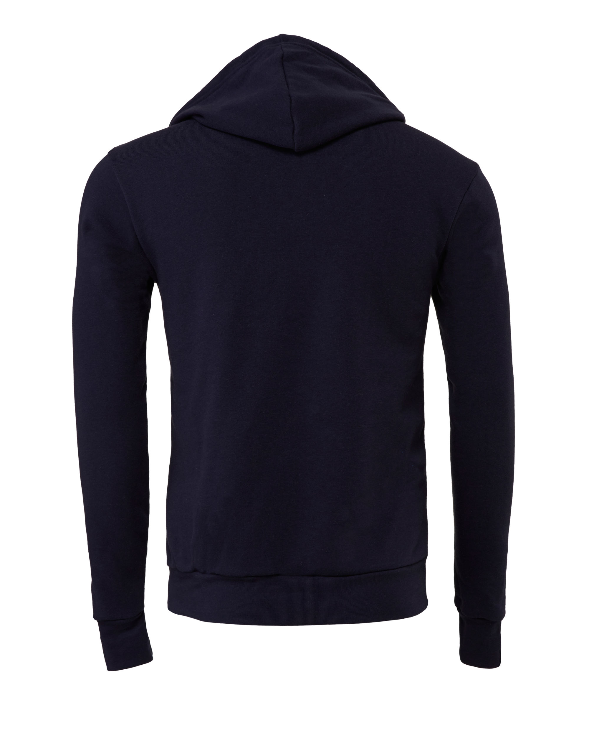 CA3719 Canvas Unisex Poly-Cotton Fleece Pullover Hoodie Navy