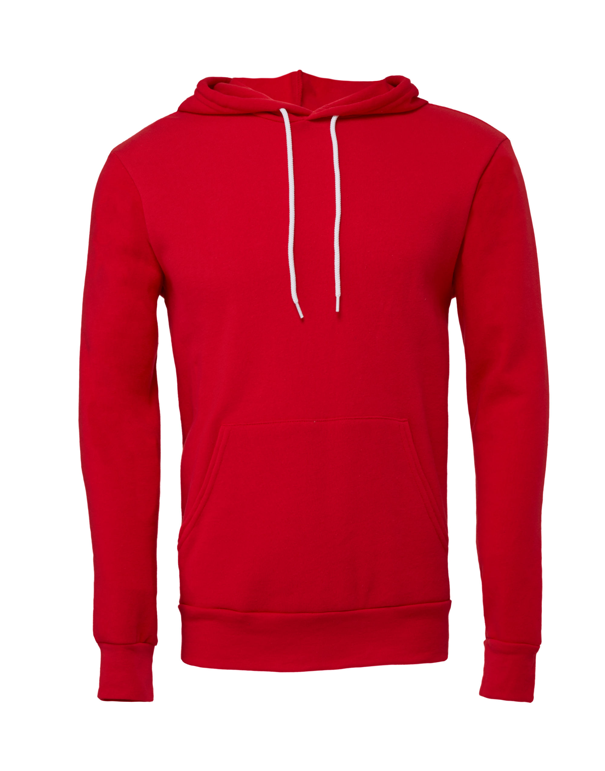 CA3719 Canvas Unisex Poly-Cotton Fleece Pullover Hoodie Red CA3719 Canvas Unisex Poly-Cotton Fleece Pullover Hoodie Red