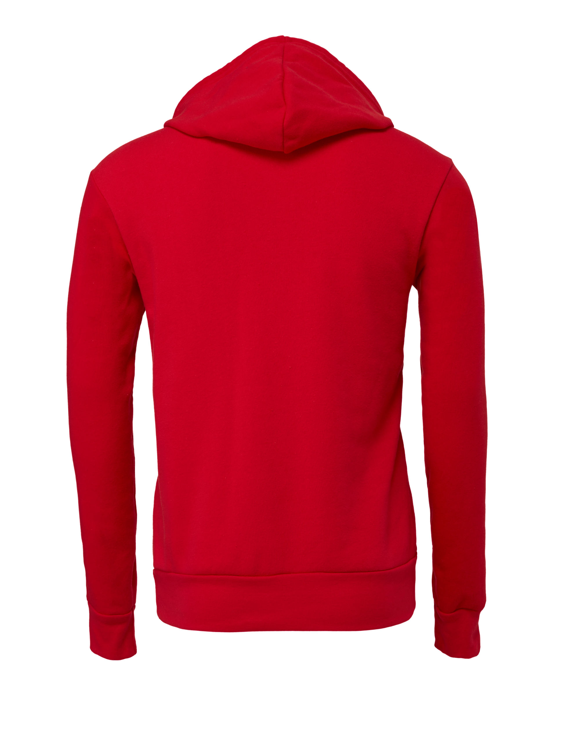 CA3719 Canvas Unisex Poly-Cotton Fleece Pullover Hoodie Red