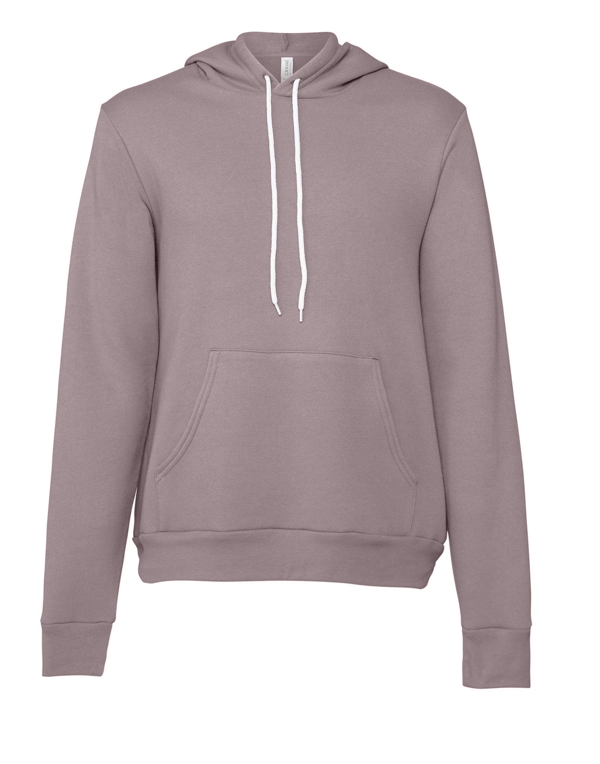 CA3719 Canvas Unisex Poly-Cotton Fleece Pullover Hoodie Storm Grey