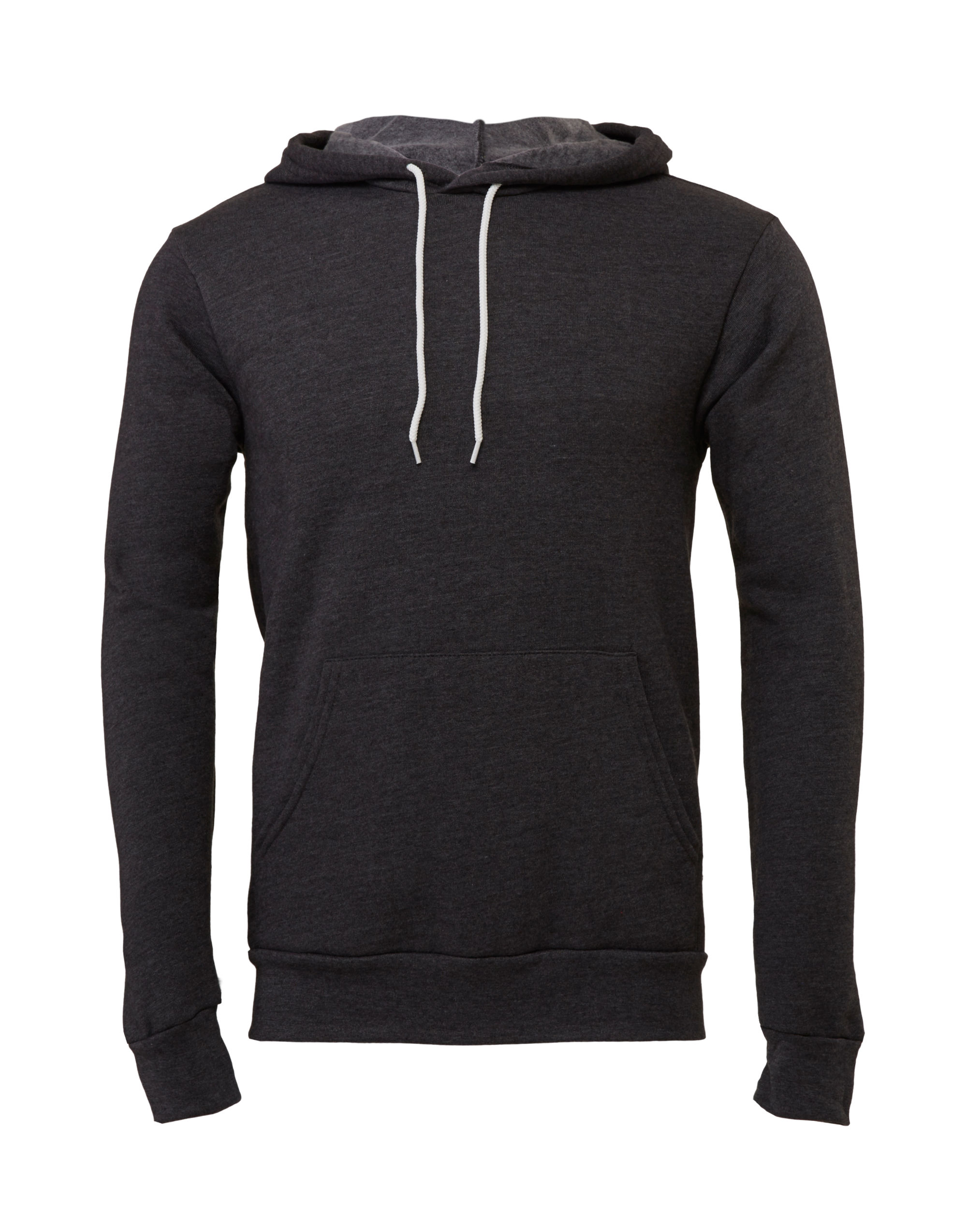 CA3719 Canvas Unisex Poly-Cotton Fleece Pullover Hoodie Dark Grey Heather CA3719 Canvas Unisex Poly-Cotton Fleece Pullover Hoodie Dark Grey Heather
