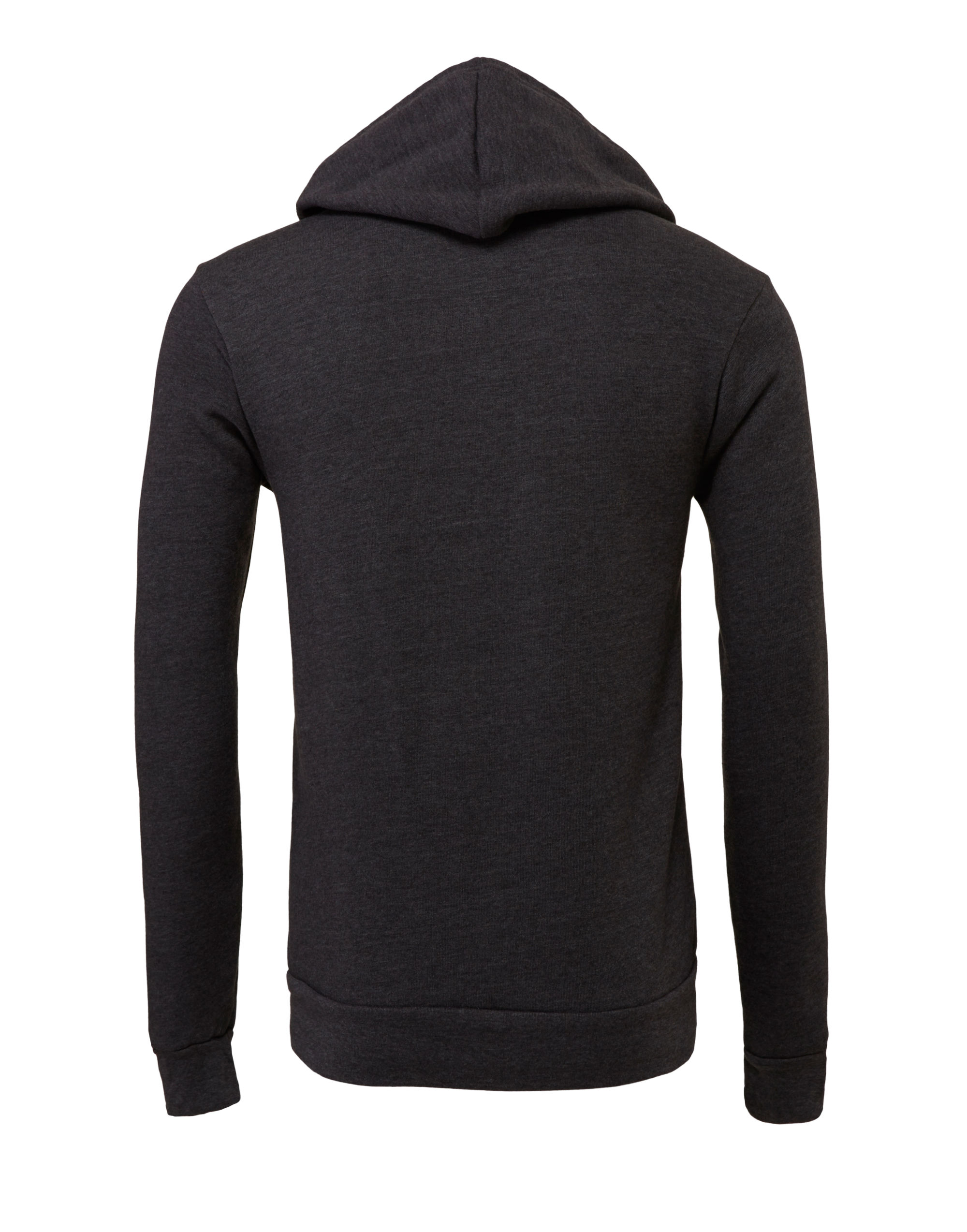 CA3719 Canvas Unisex Poly-Cotton Fleece Pullover Hoodie Dark Grey Heather