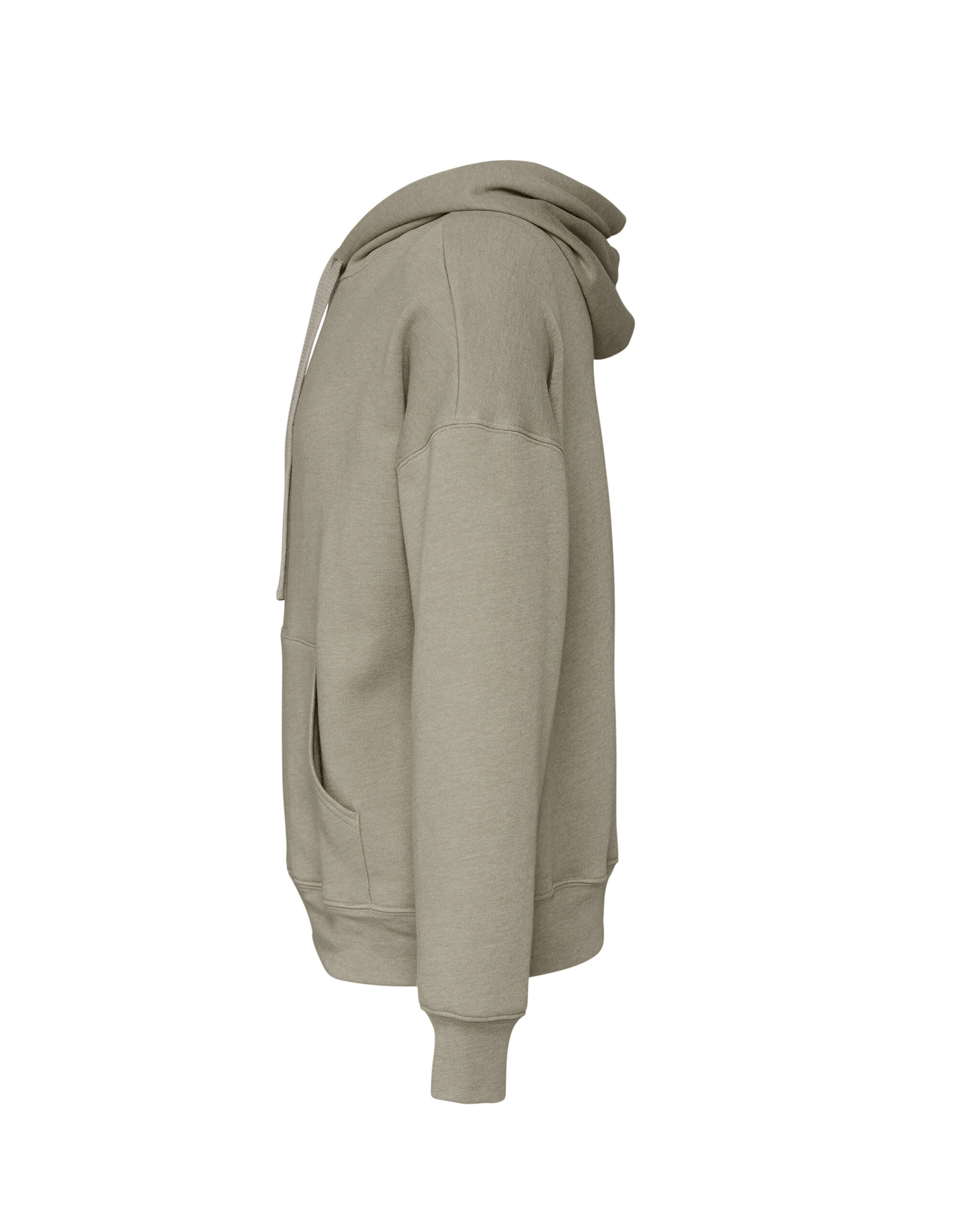CA3729 Unisex Sponge Fleece DTM Hoodie Heather Stone