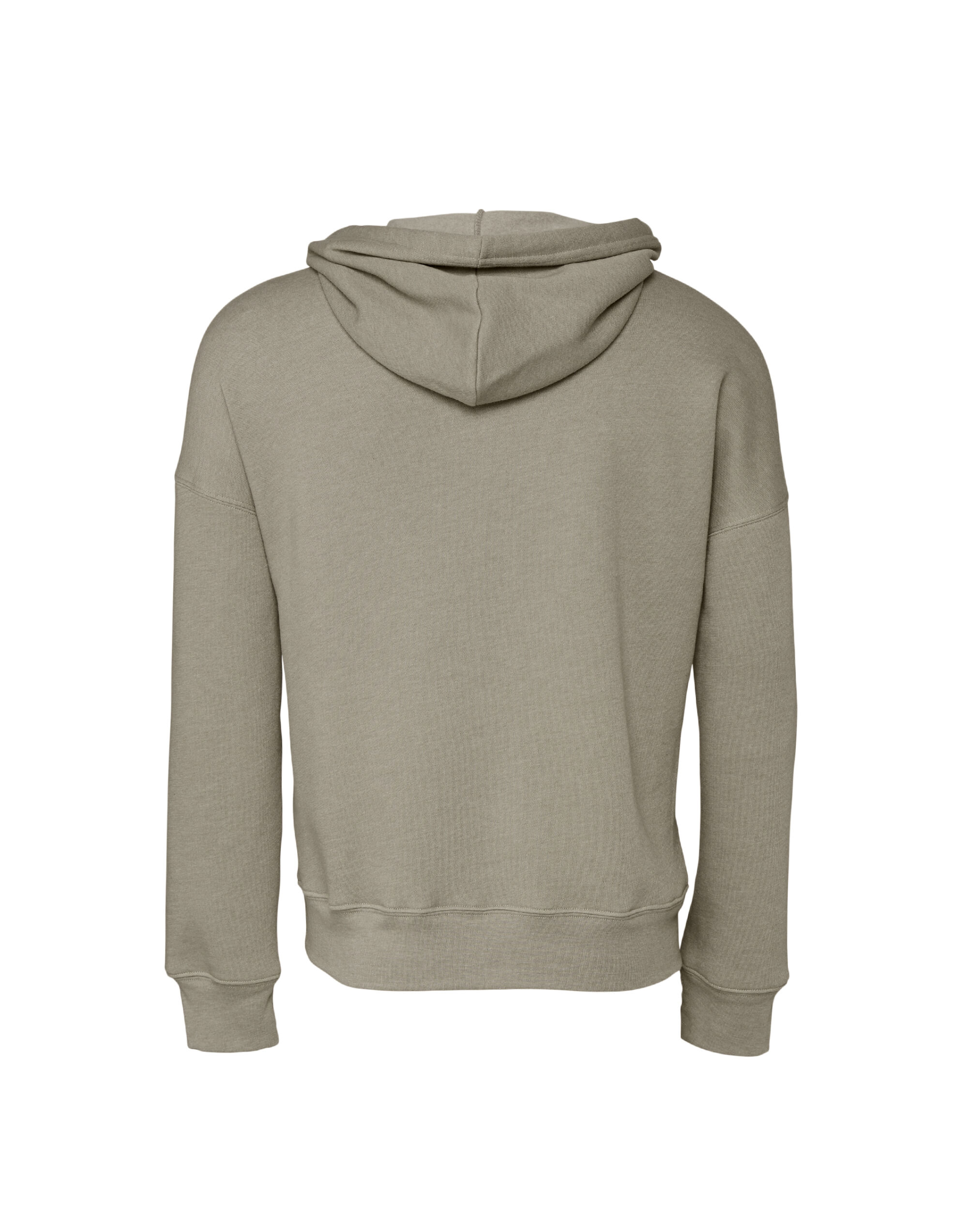 CA3729 Unisex Sponge Fleece DTM Hoodie Heather Stone