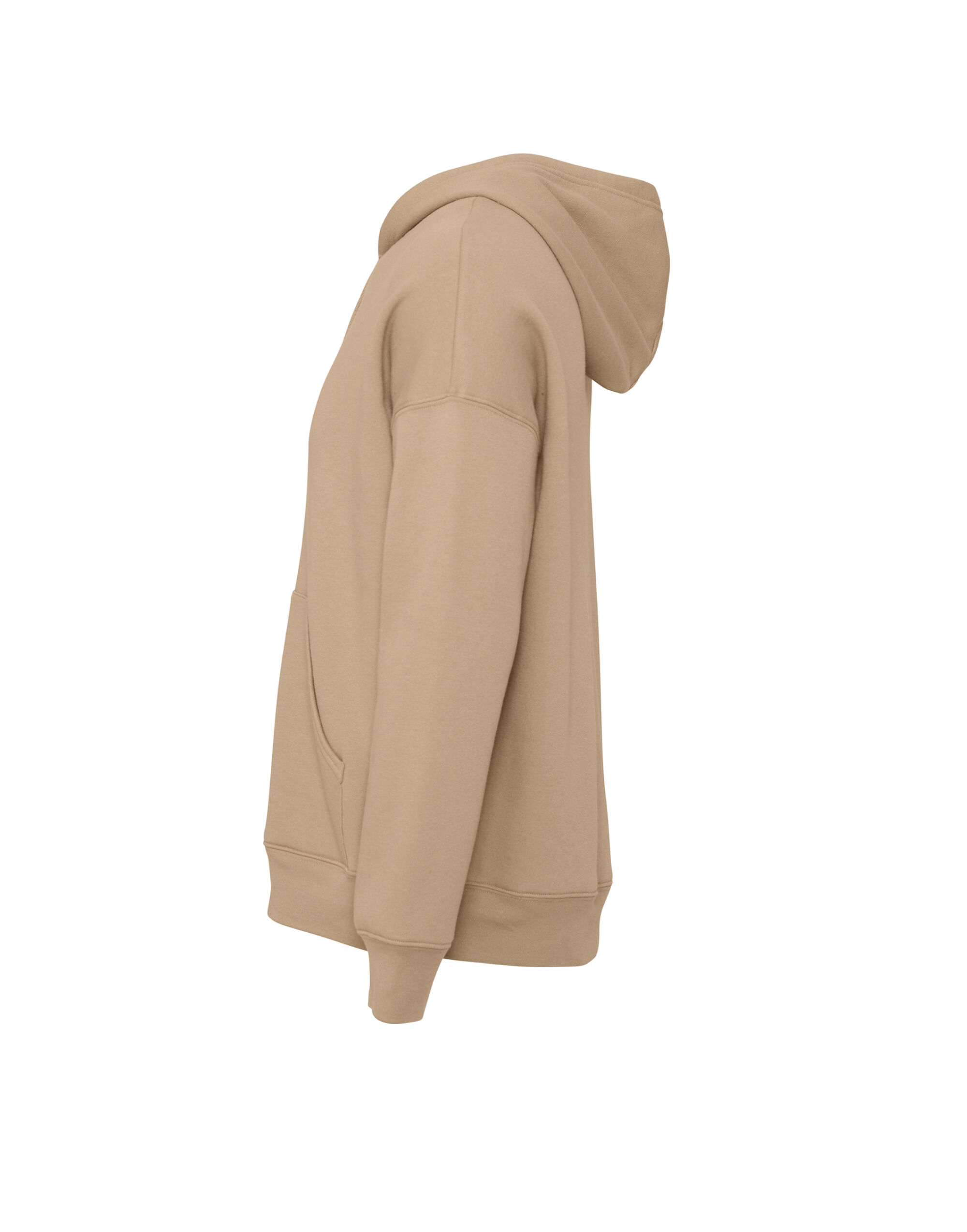 CA3729 Unisex Sponge Fleece DTM Hoodie Tan