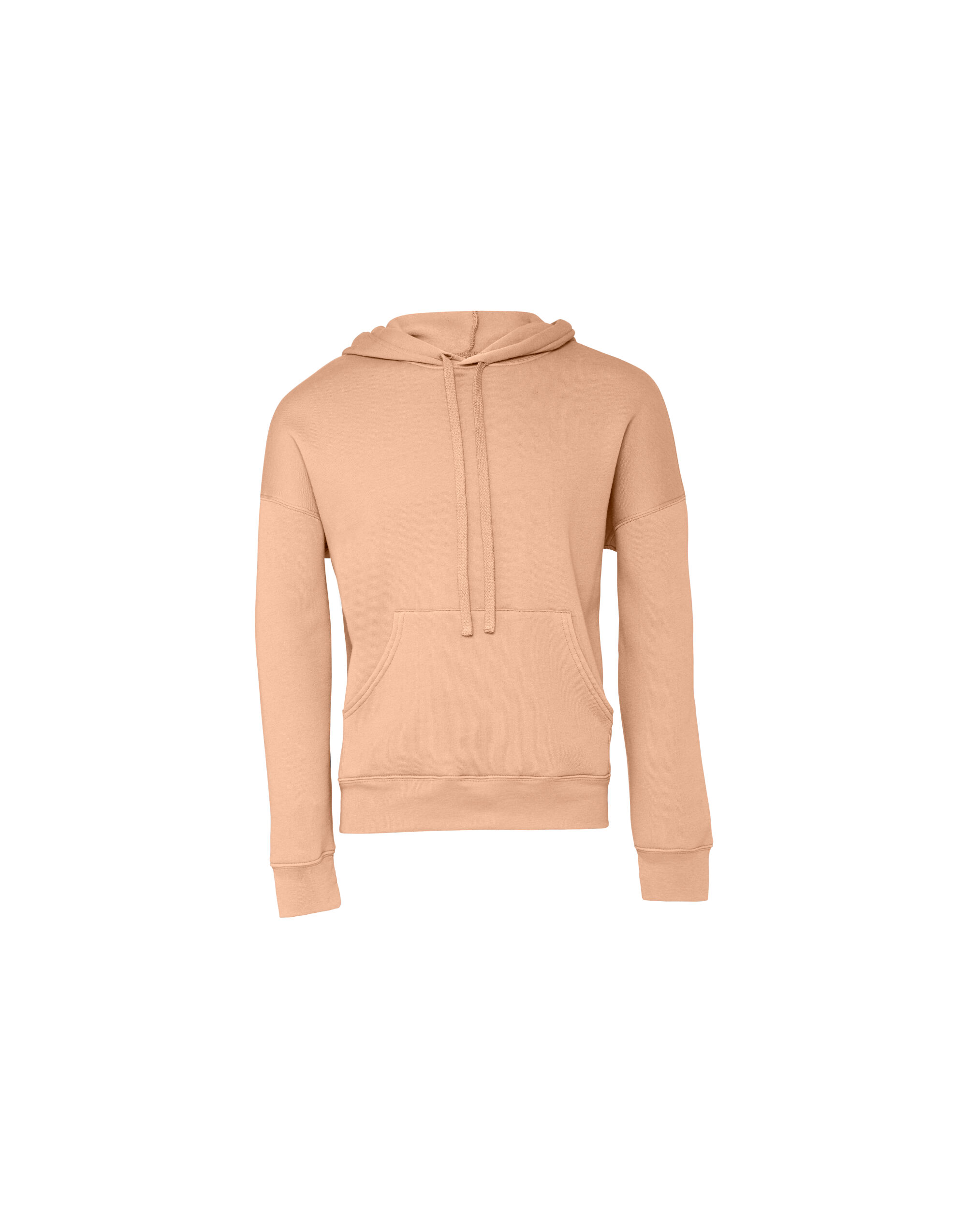 CA3729 Unisex Sponge Fleece DTM Hoodie Peach