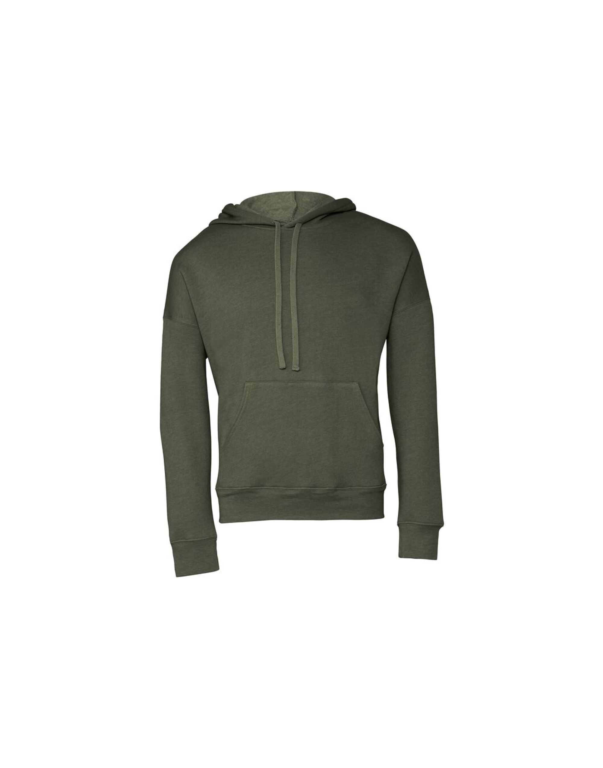 CA3729 Unisex Sponge Fleece DTM Hoodie Military Green