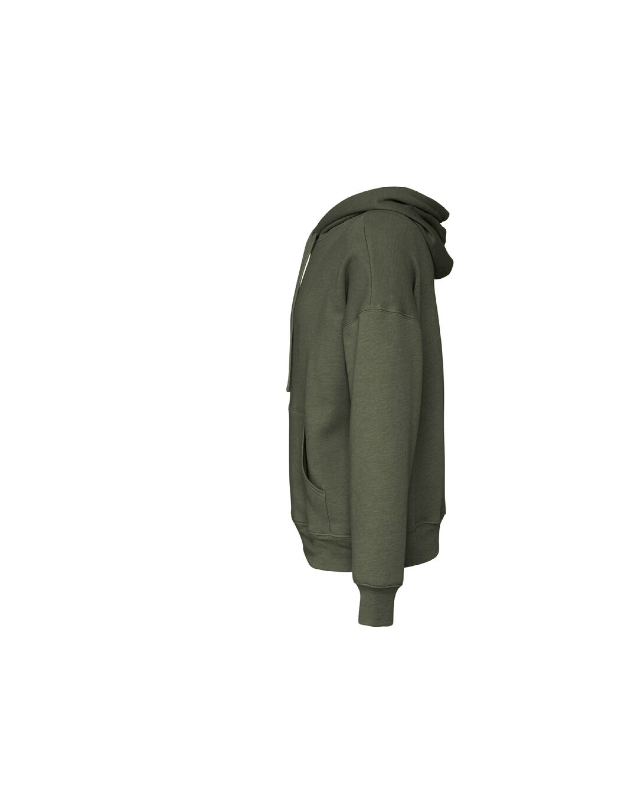 CA3729 Unisex Sponge Fleece DTM Hoodie Military Green