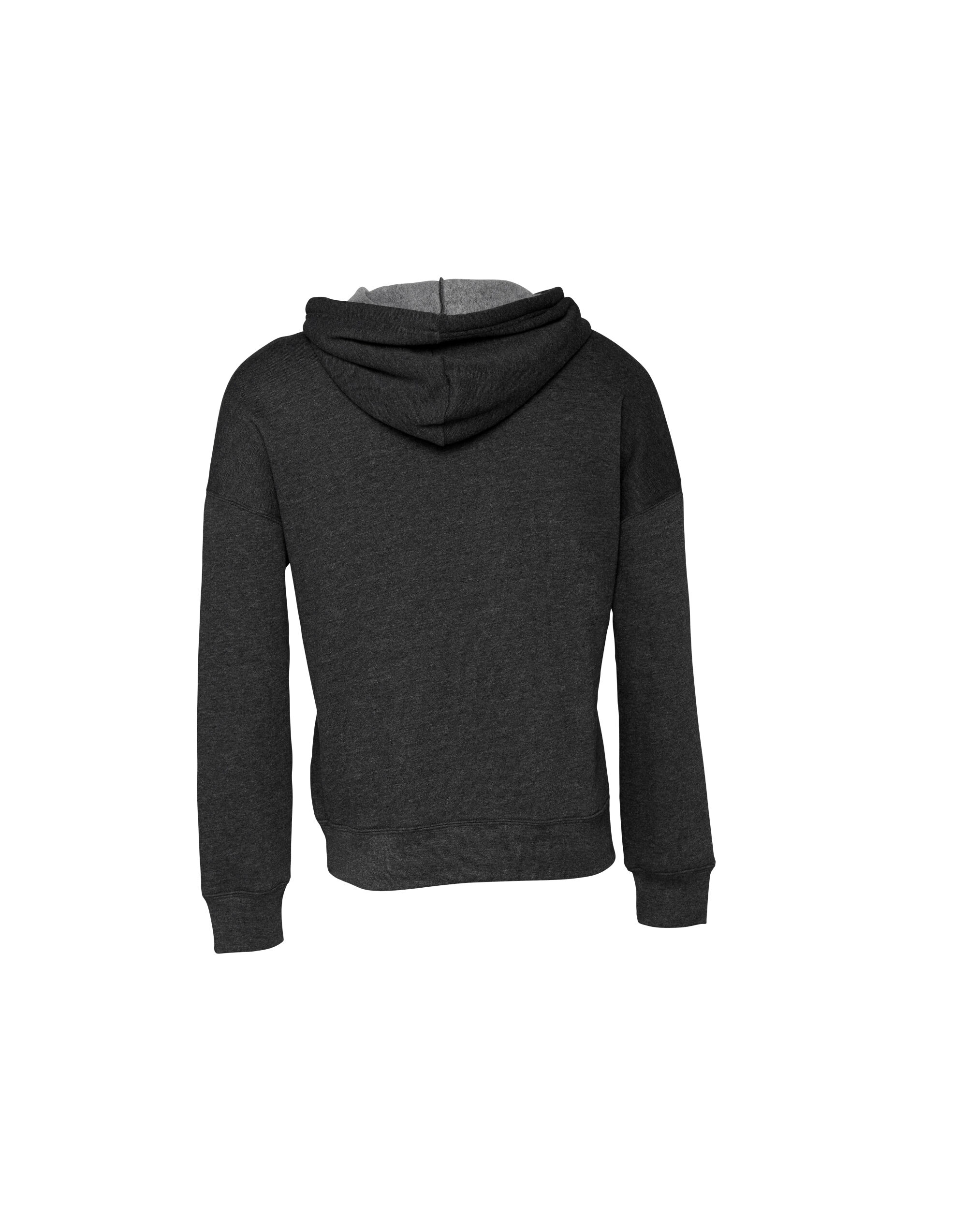 CA3729 Unisex Sponge Fleece DTM Hoodie Dark Grey Heather
