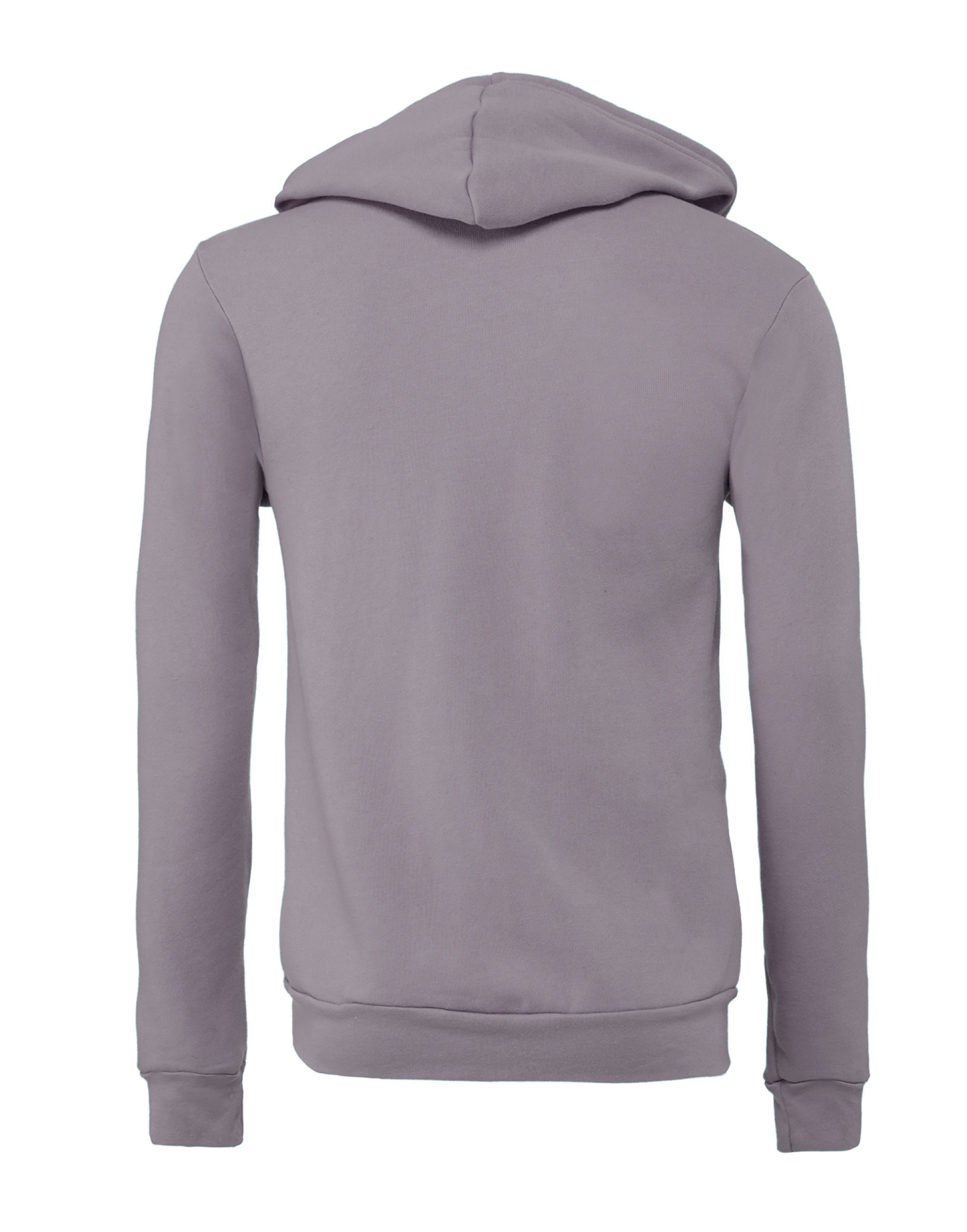 CA3739 Canvas Unisex Poly-Cotton Fleece Full-Zip Hoodie Storm Grey