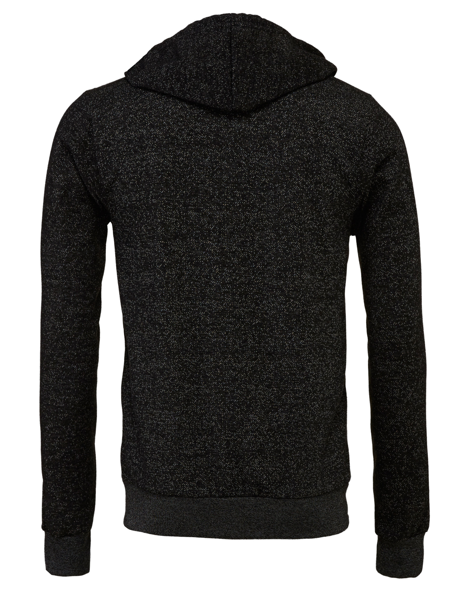CA3739 Canvas Unisex Poly-Cotton Fleece Full-Zip Hoodie DTG Black
