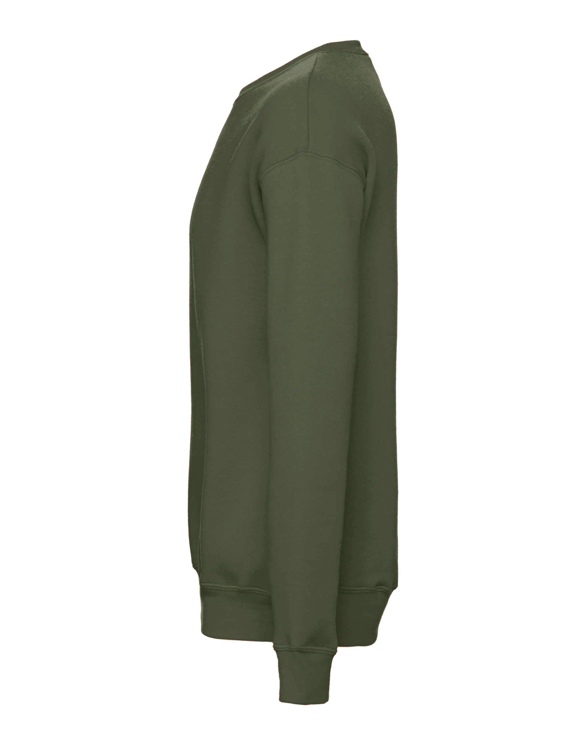 CA3945 Unisex Drop Shoulder Fleece Military Green