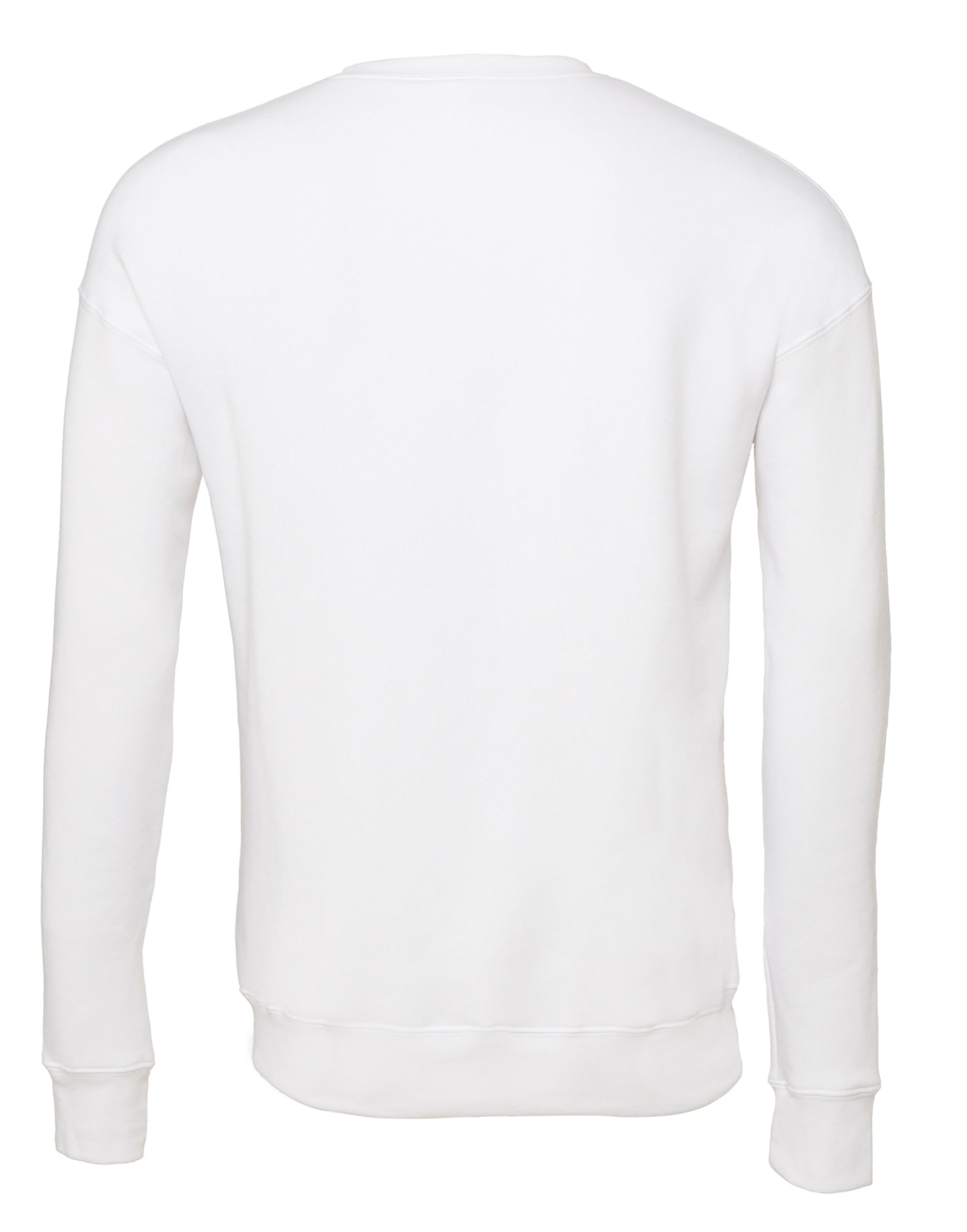 CA3945 Unisex Drop Shoulder Fleece White