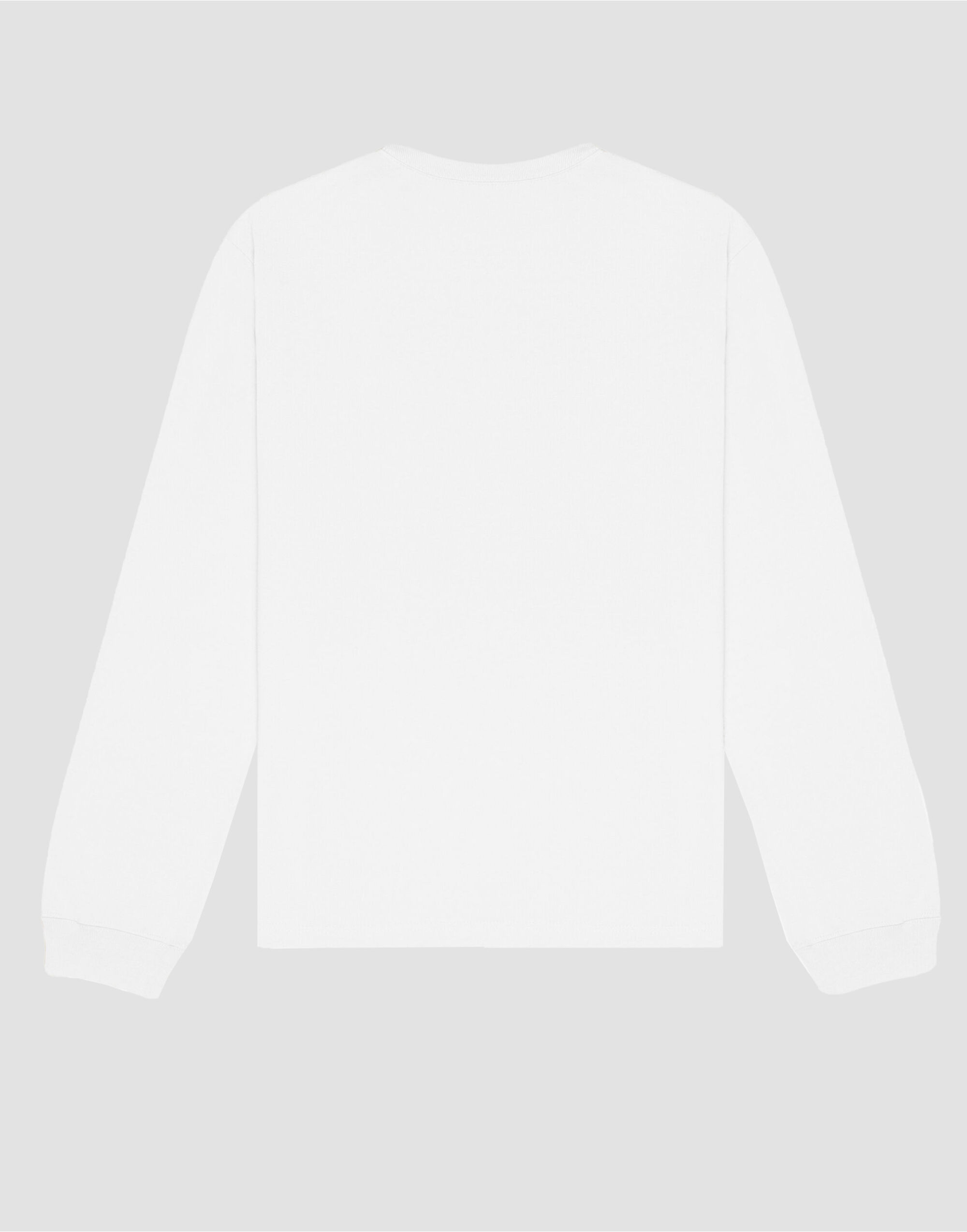 CA4651 Unisex Long Sleeve Heavy Tee White