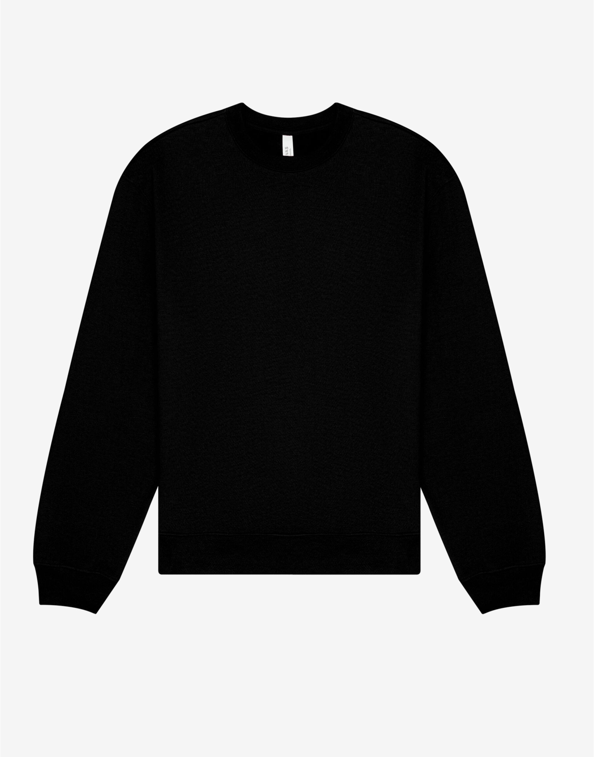 CA4711 Unisex Crewneck Heavy Sweatshirt Black
