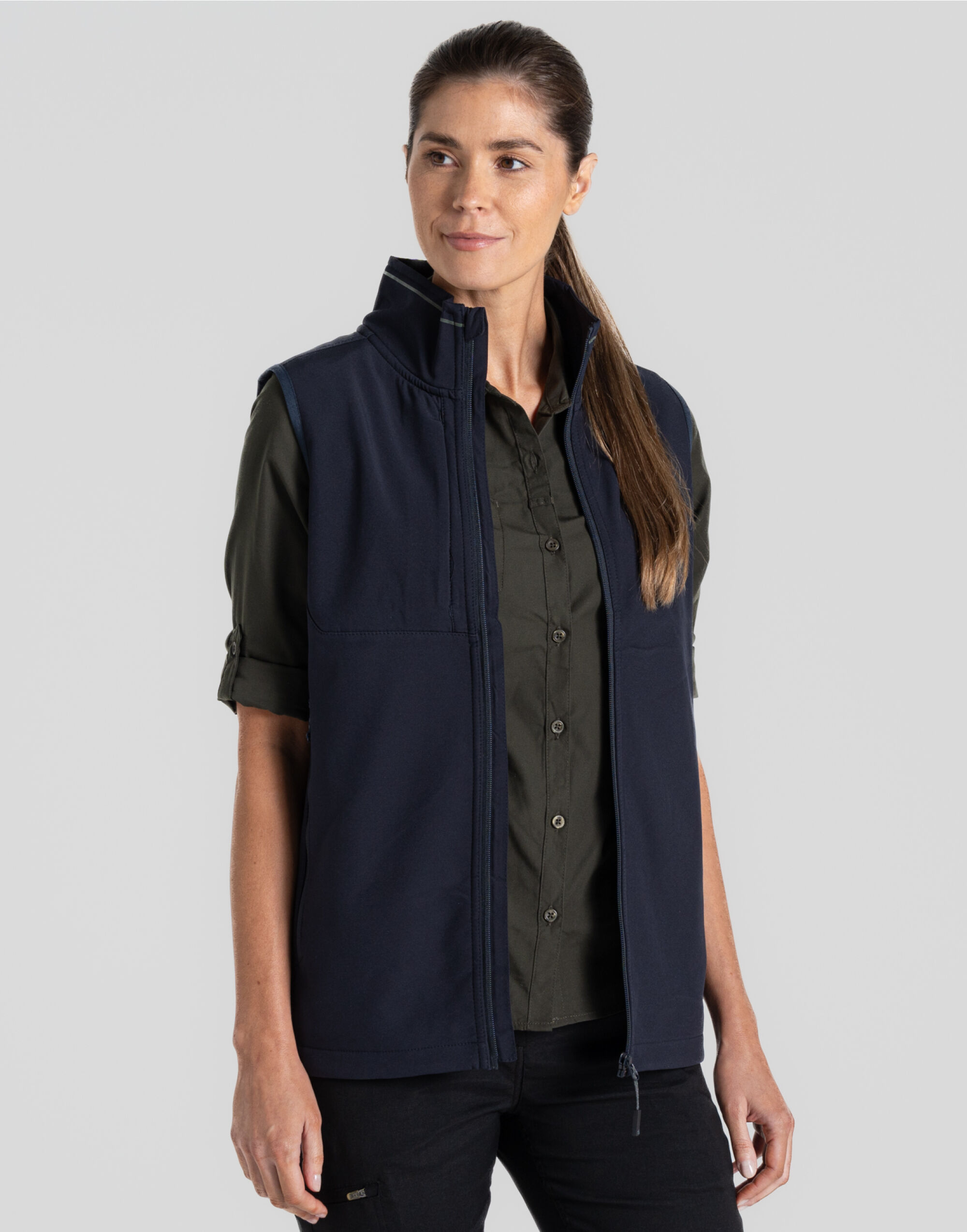 CEB003 Basecamp Softshell Vest Bodywarmer Dark Navy