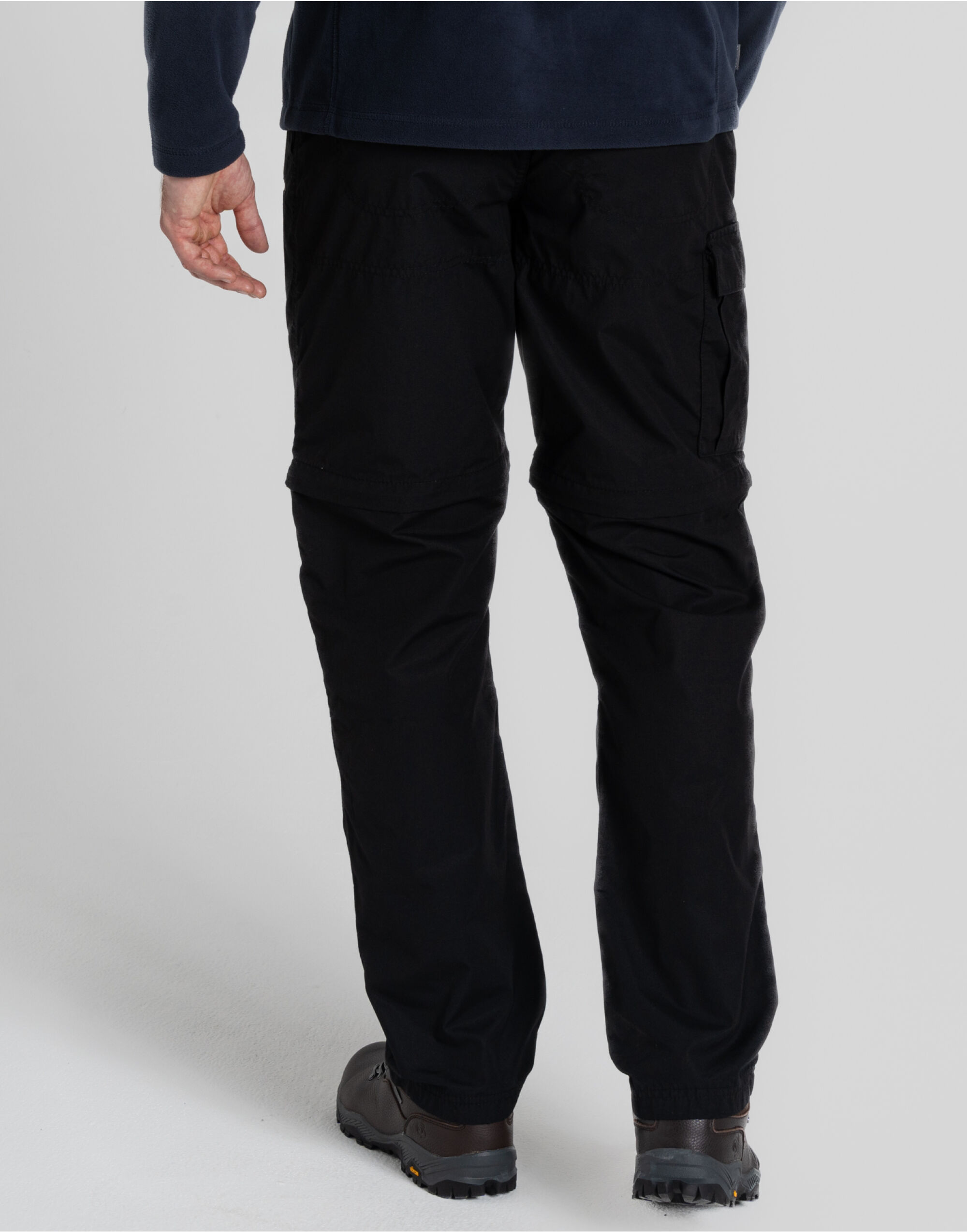CEJ005L Men’s Expert Kiwi Tailored Convertible Trousers (Long) Black