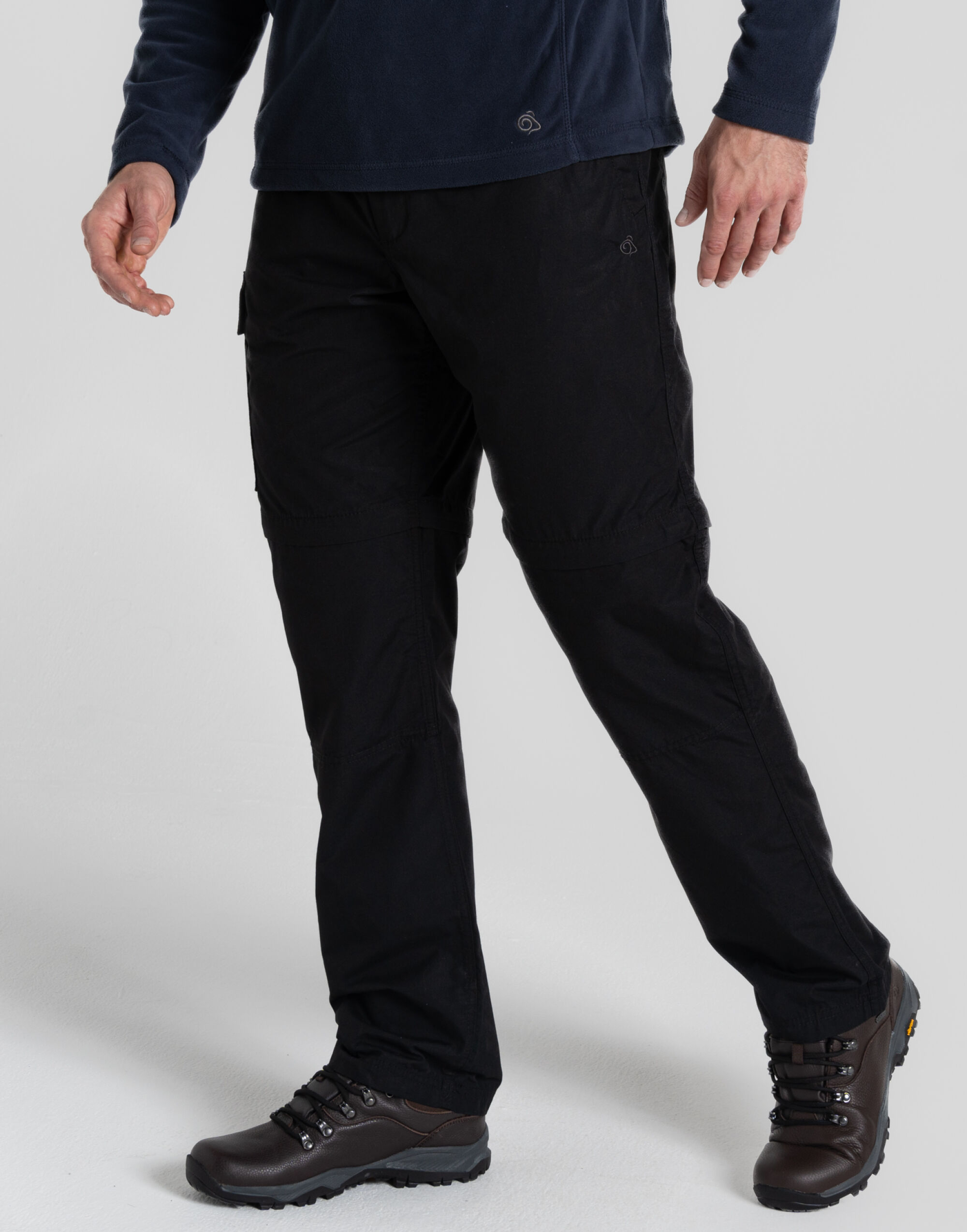 CEJ005R Men’s Expert Kiwi Tailored Convertible Trousers (Regular) Black