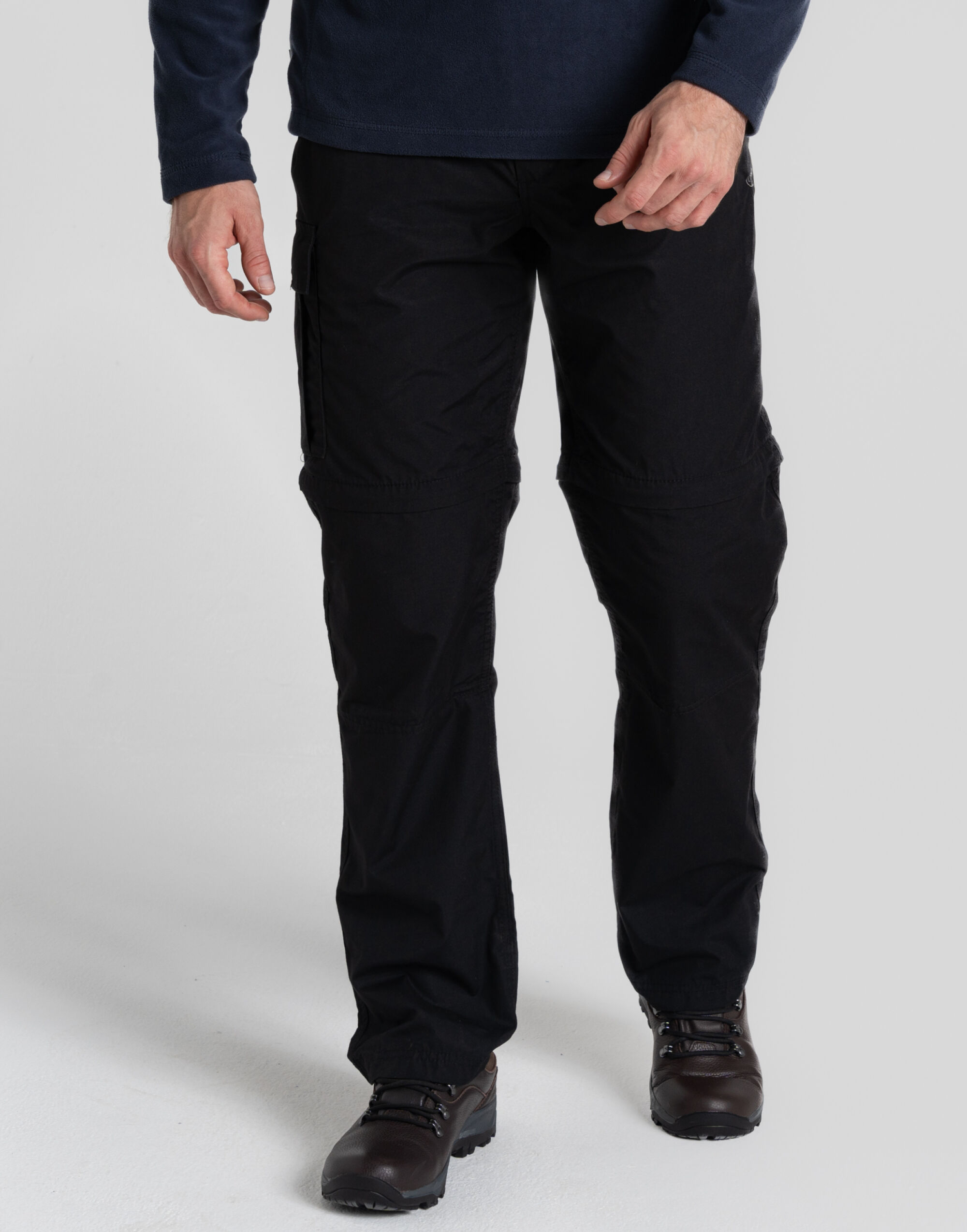 CEJ005R Men’s Expert Kiwi Tailored Convertible Trousers (Regular) Black