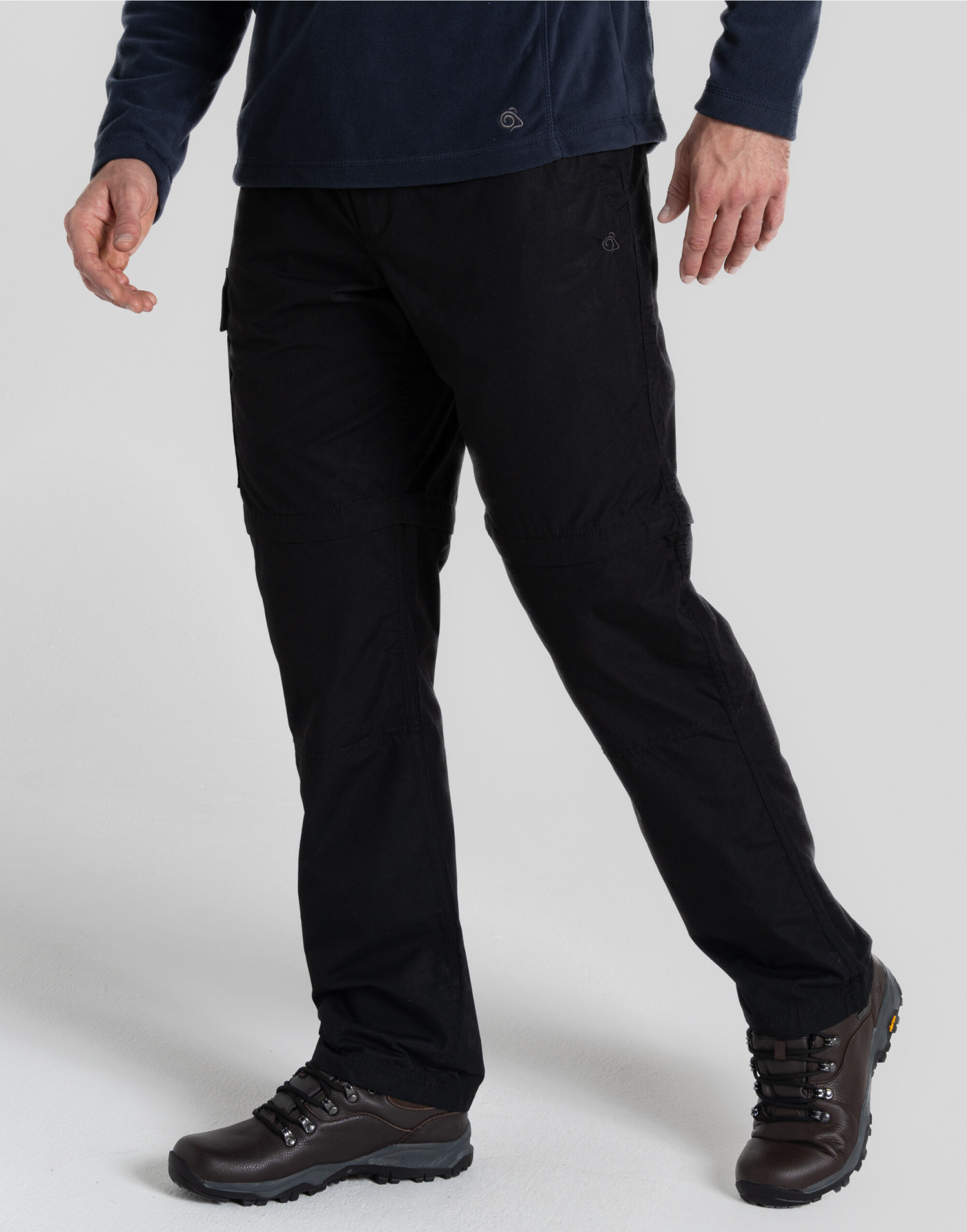 CEJ005S Men’s Expert Kiwi Tailored Convertible Trousers (Short) Black