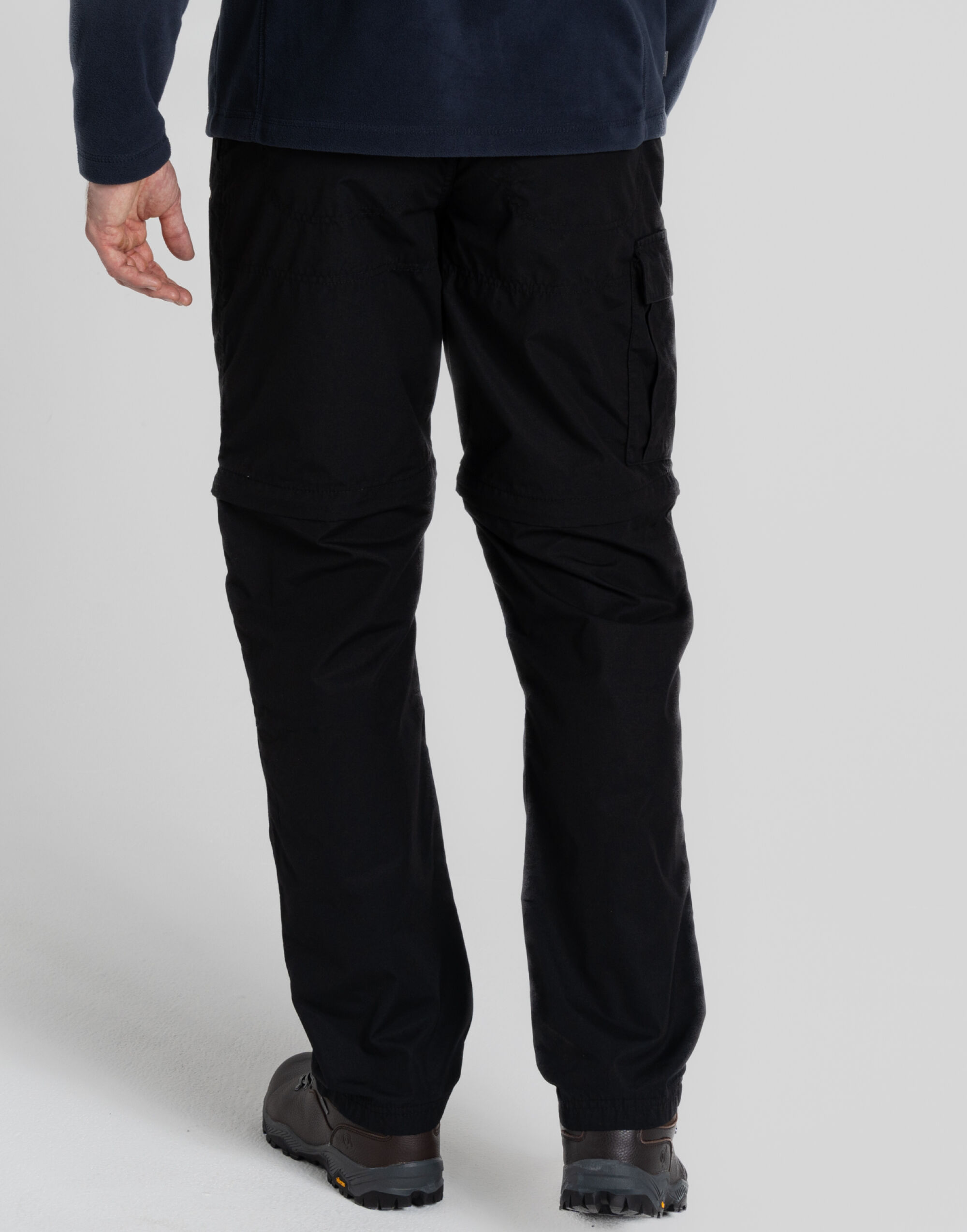 CEJ005S Men’s Expert Kiwi Tailored Convertible Trousers (Short) Black