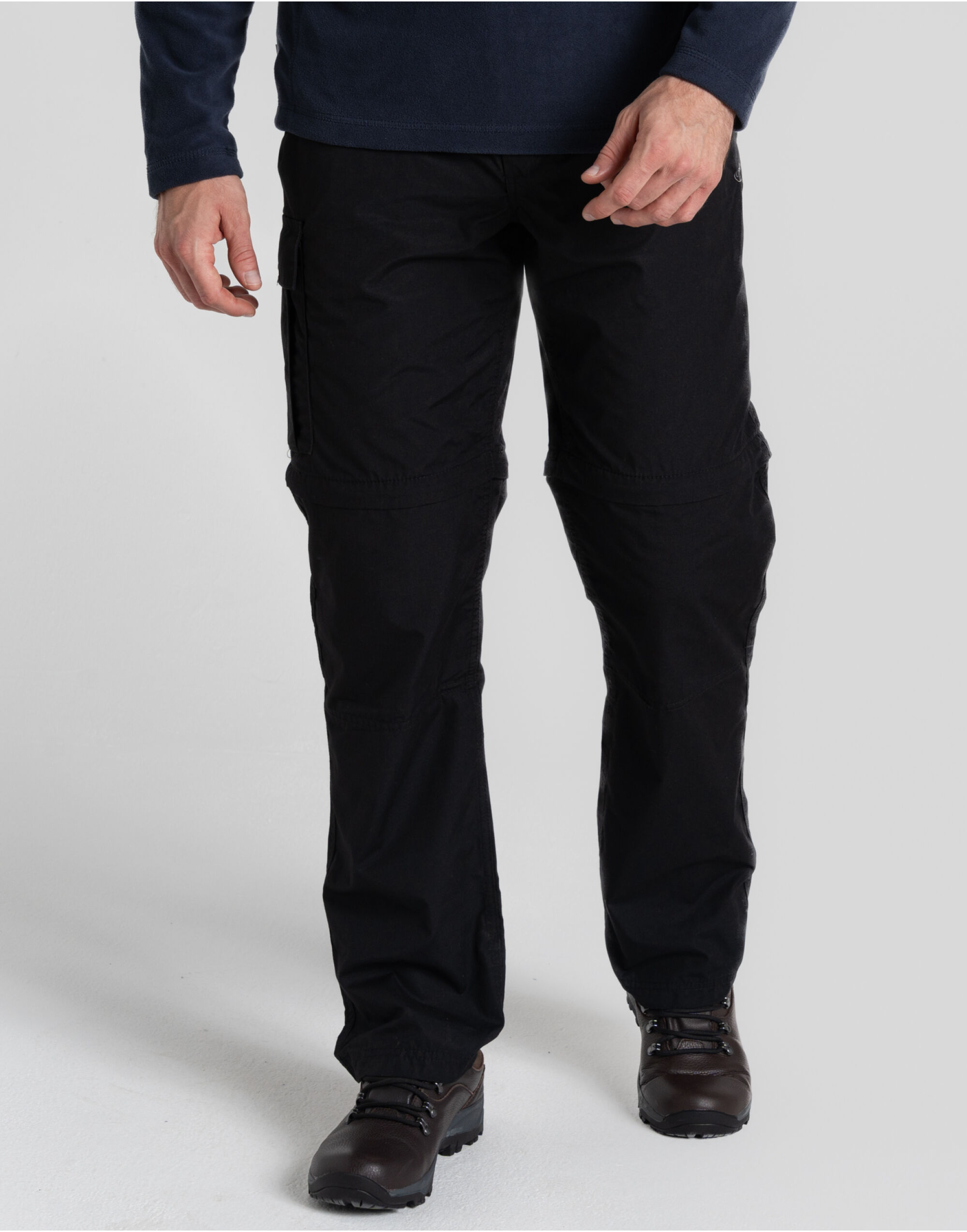 CEJ005S Men’s Expert Kiwi Tailored Convertible Trousers (Short) Black