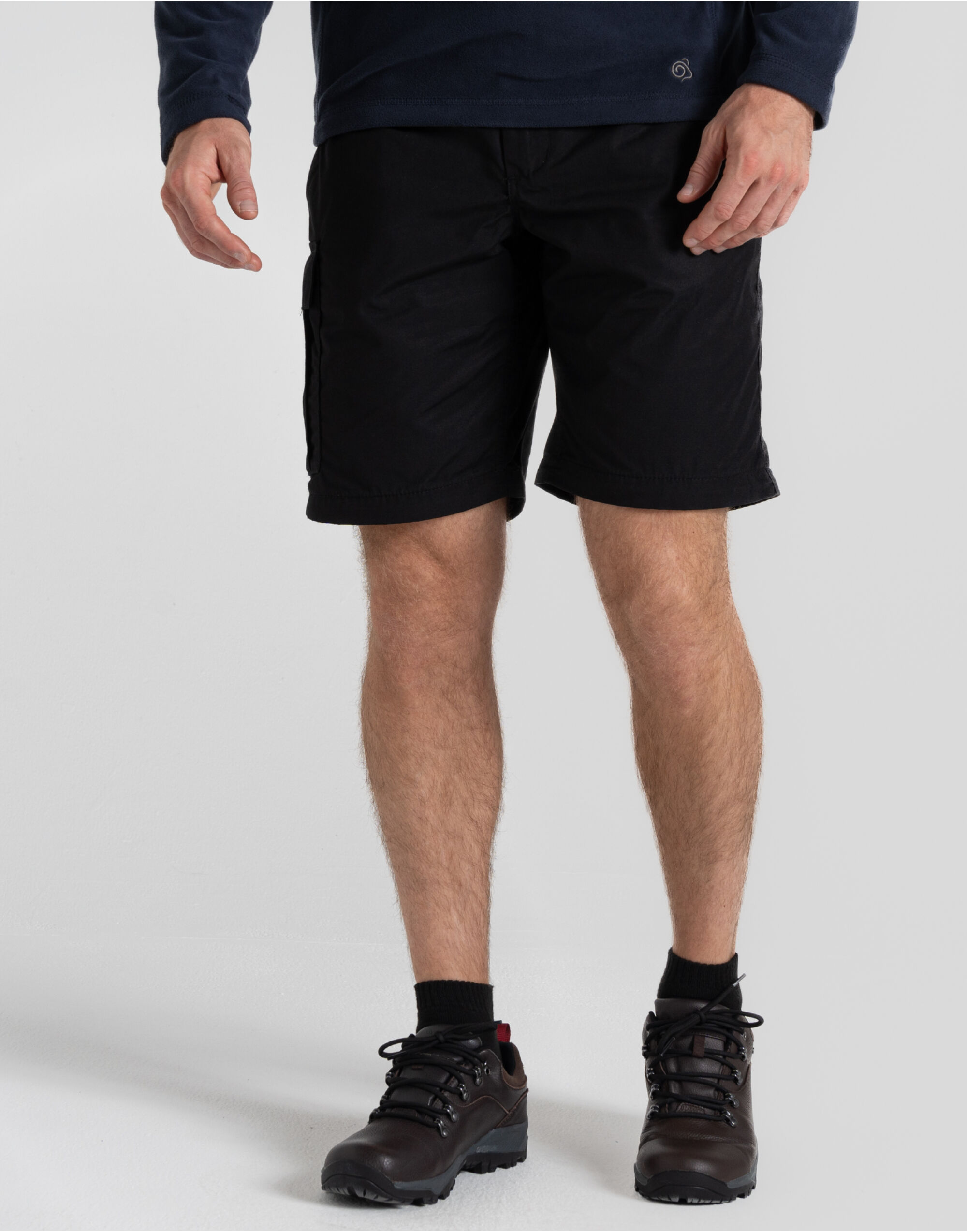 CEJ005S Men’s Expert Kiwi Tailored Convertible Trousers (Short) Black