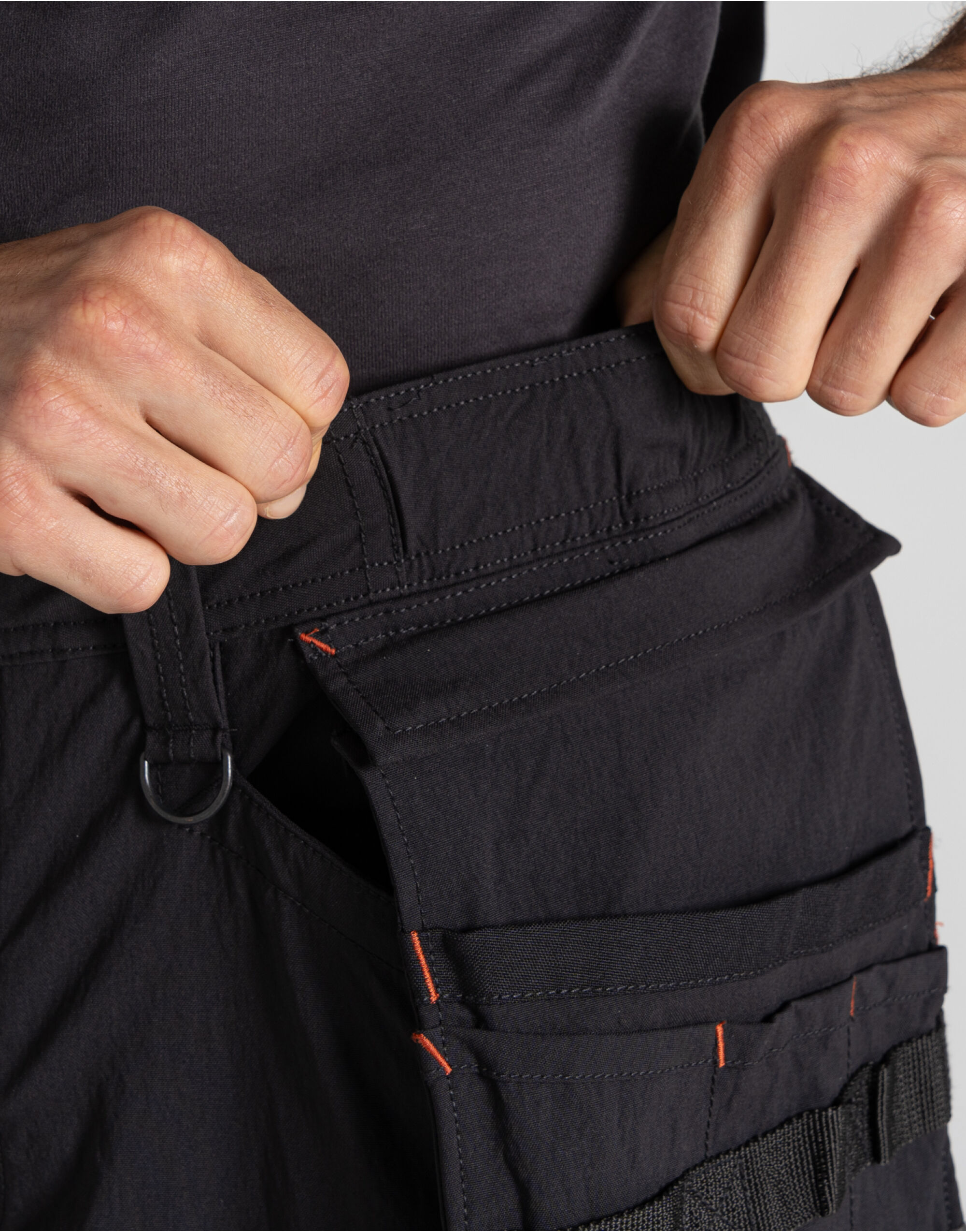 CEJ010 Sheffield Stretch Holster Trousers Black